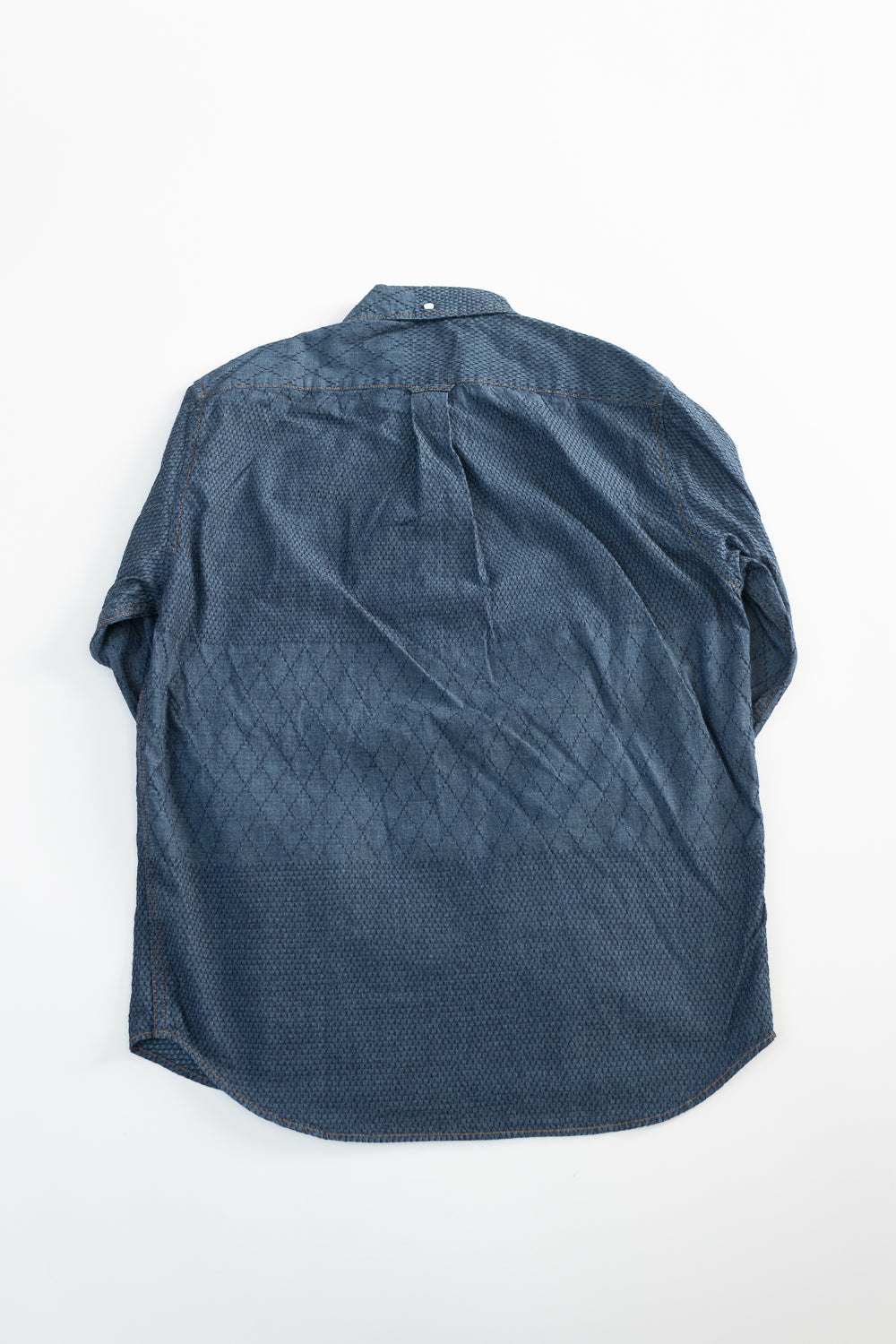 GZ-SBDKN-0310 - Standard Button Down Long Sleeve Shirt - Kendo Blue