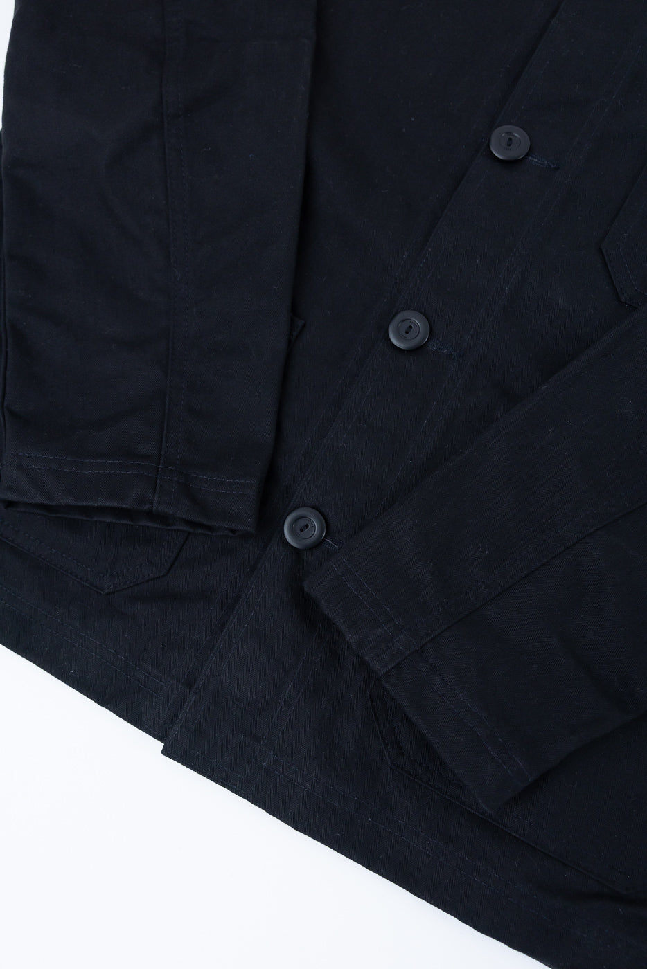 Dant Exclusive Dry Wax Woven Chore Coat - Black HB | Dant
