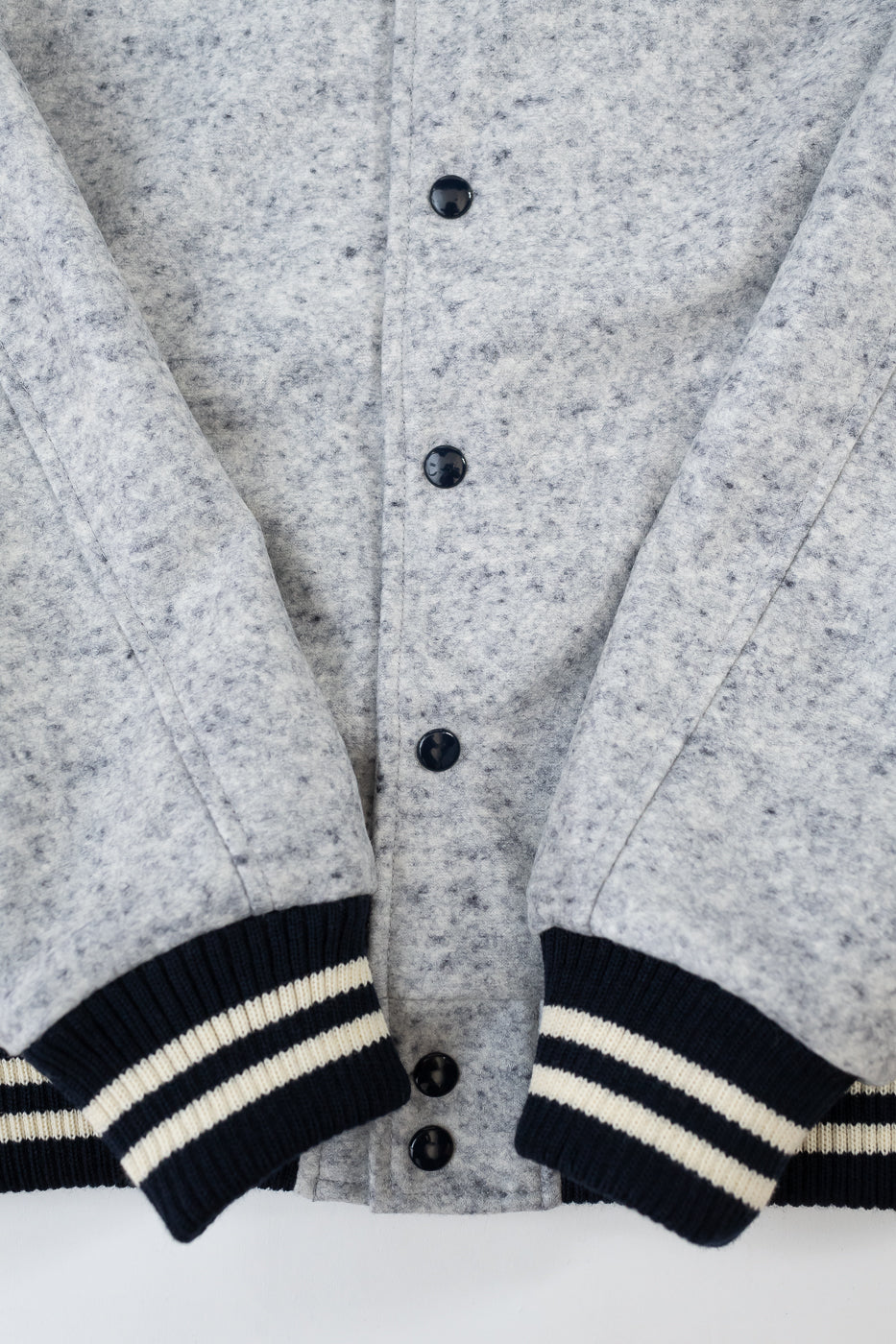 Club Jacket - Natural, Navy Heather