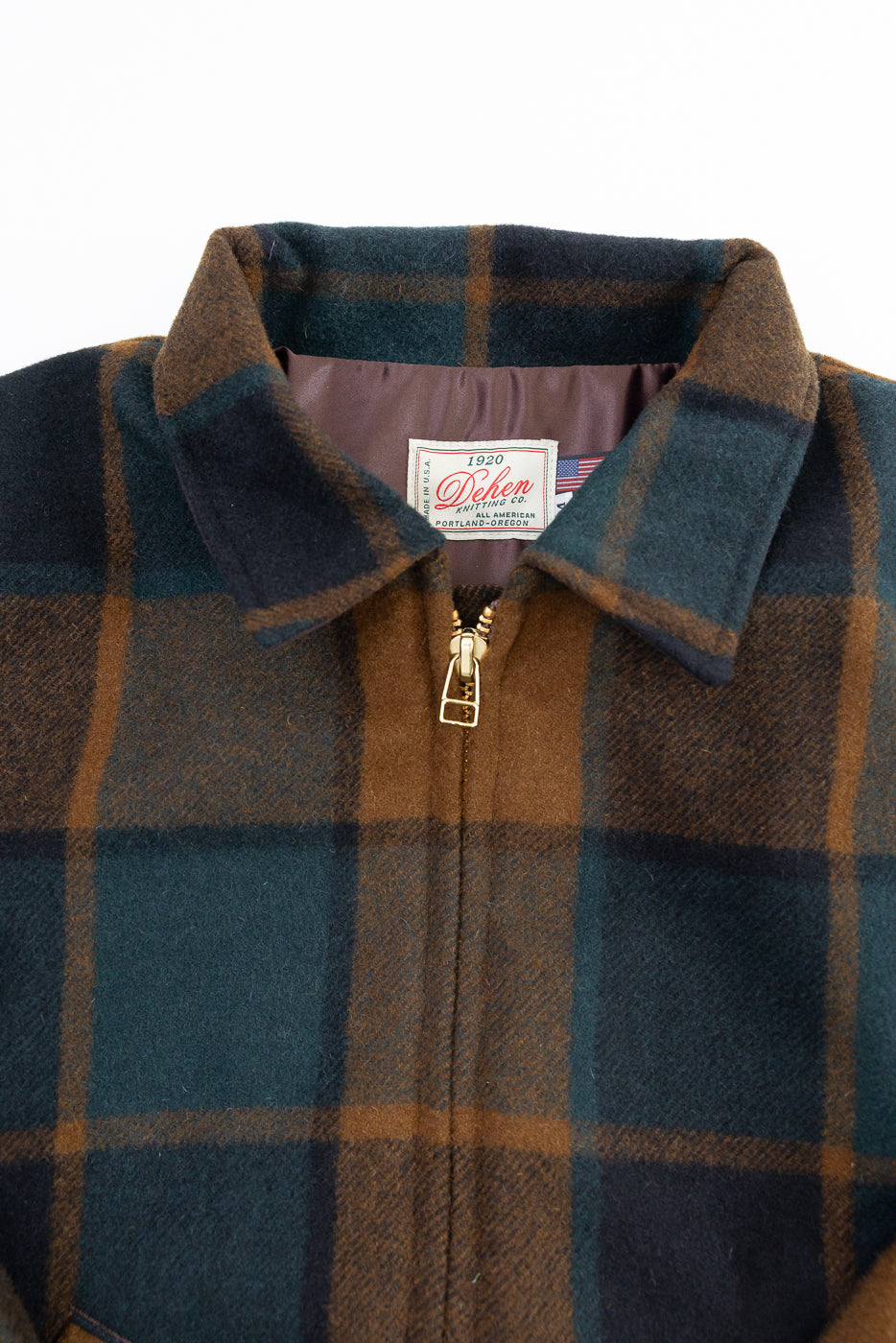 Melton Wool Weekender Jacket - Oregon Plaid | Dant