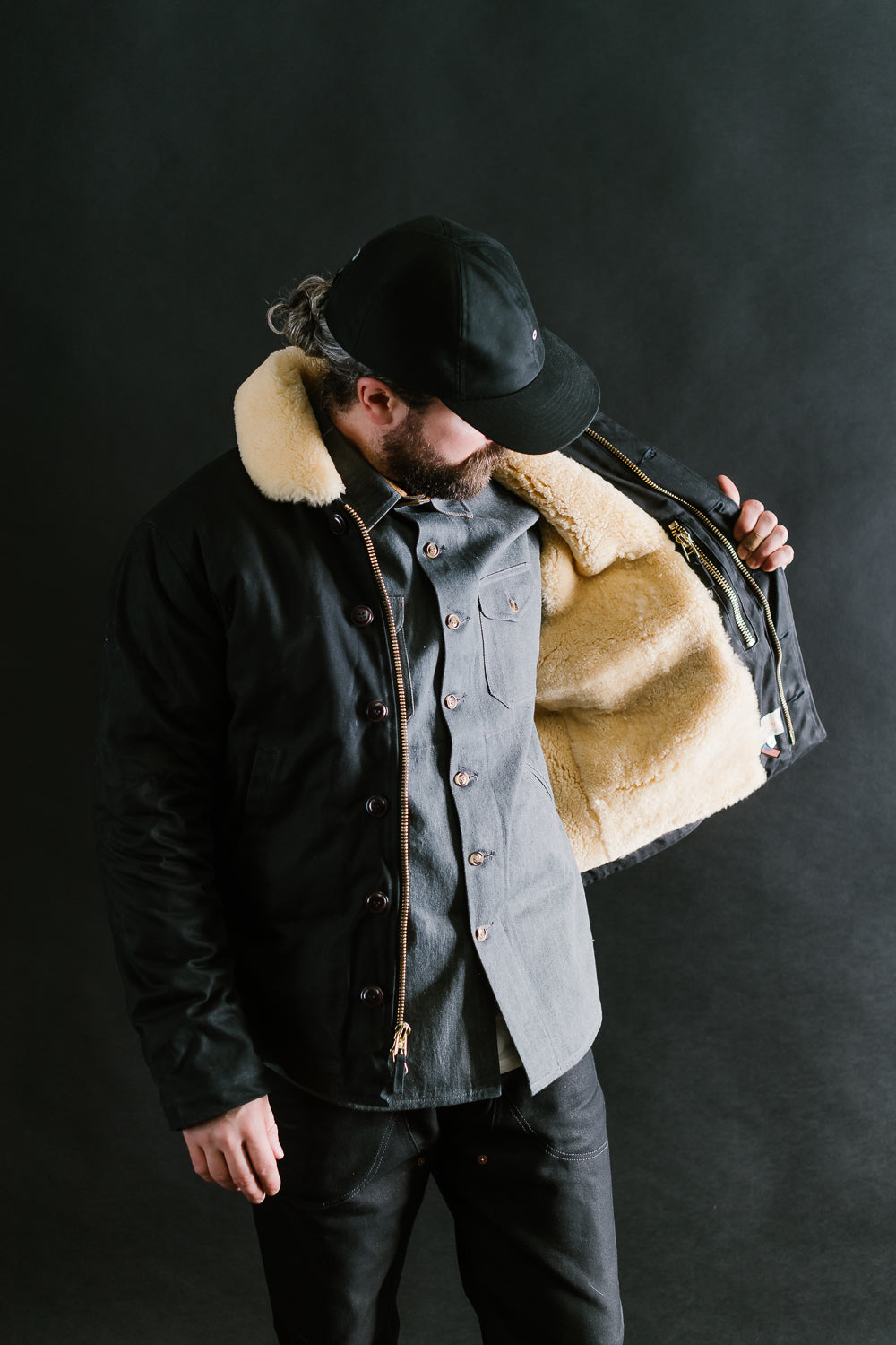 N-1 Deck Jacket - Black, Gold