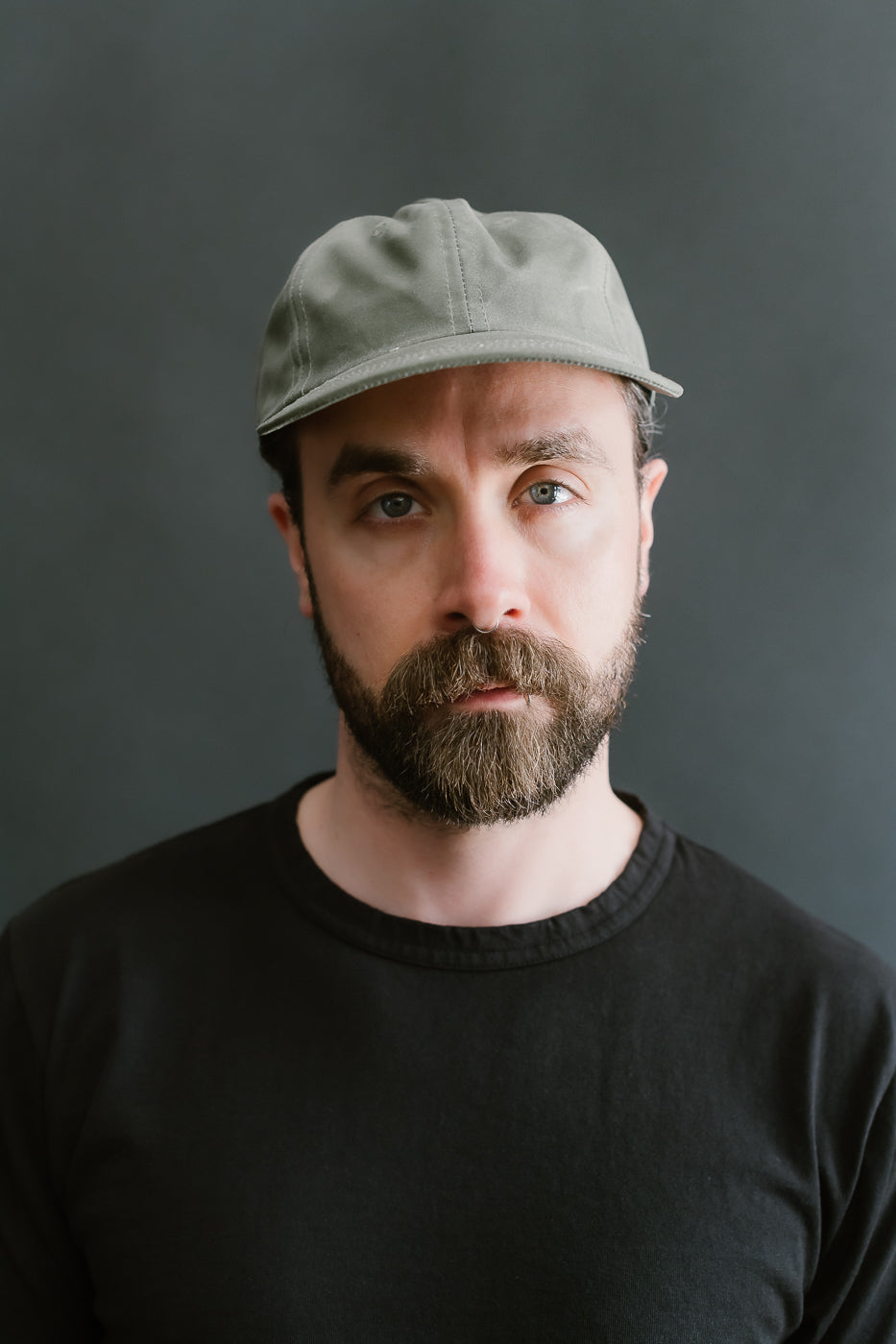 Waxed Canvas Baseball Hat - Light Moss