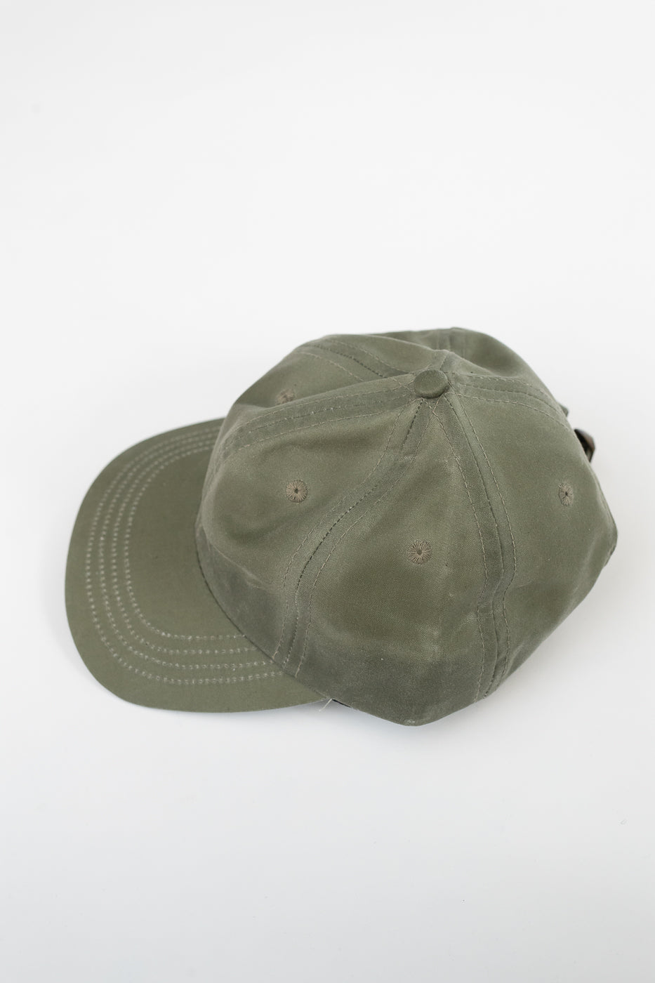 Waxed Canvas Baseball Hat - Light Moss