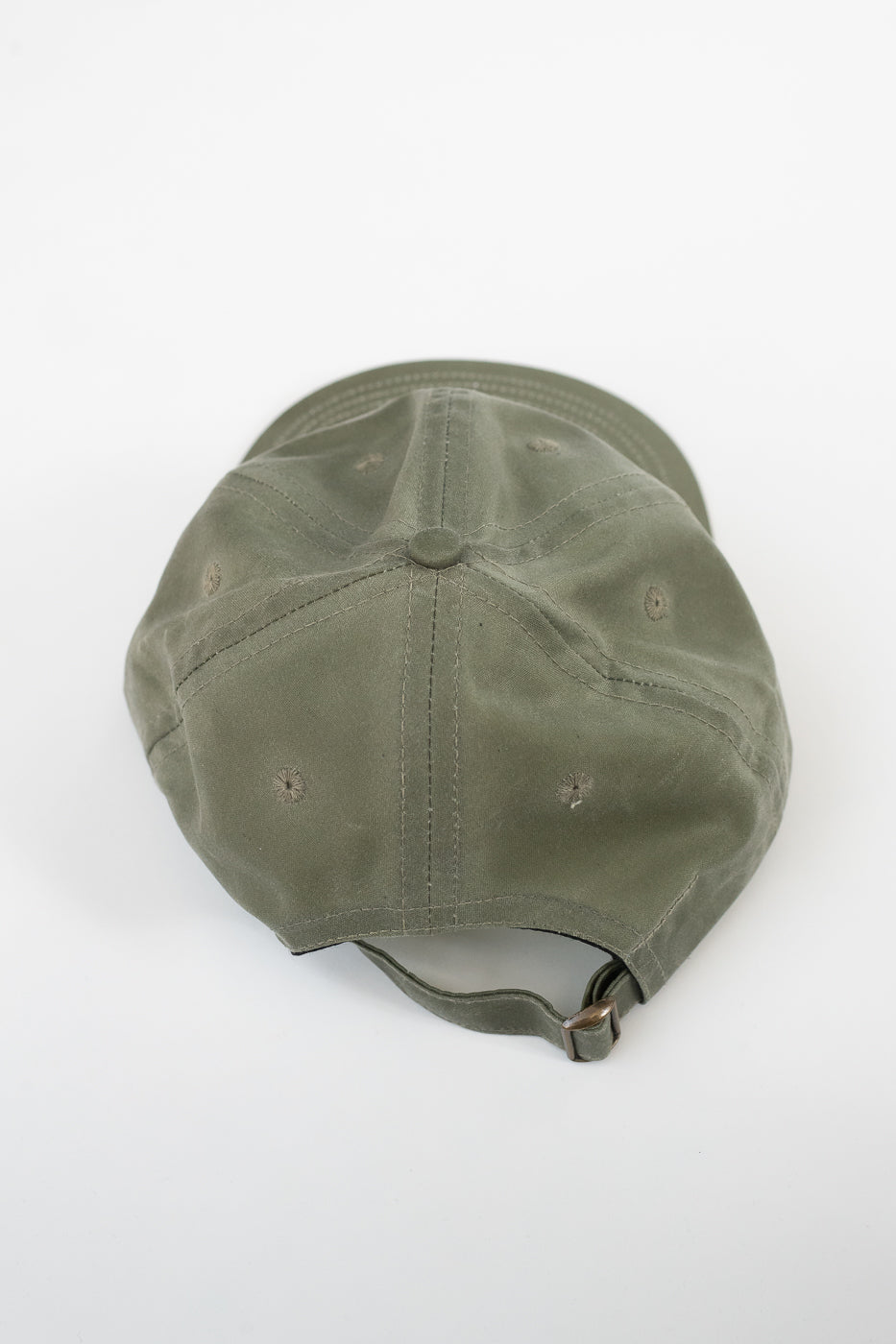 Waxed Canvas Baseball Hat - Light Moss