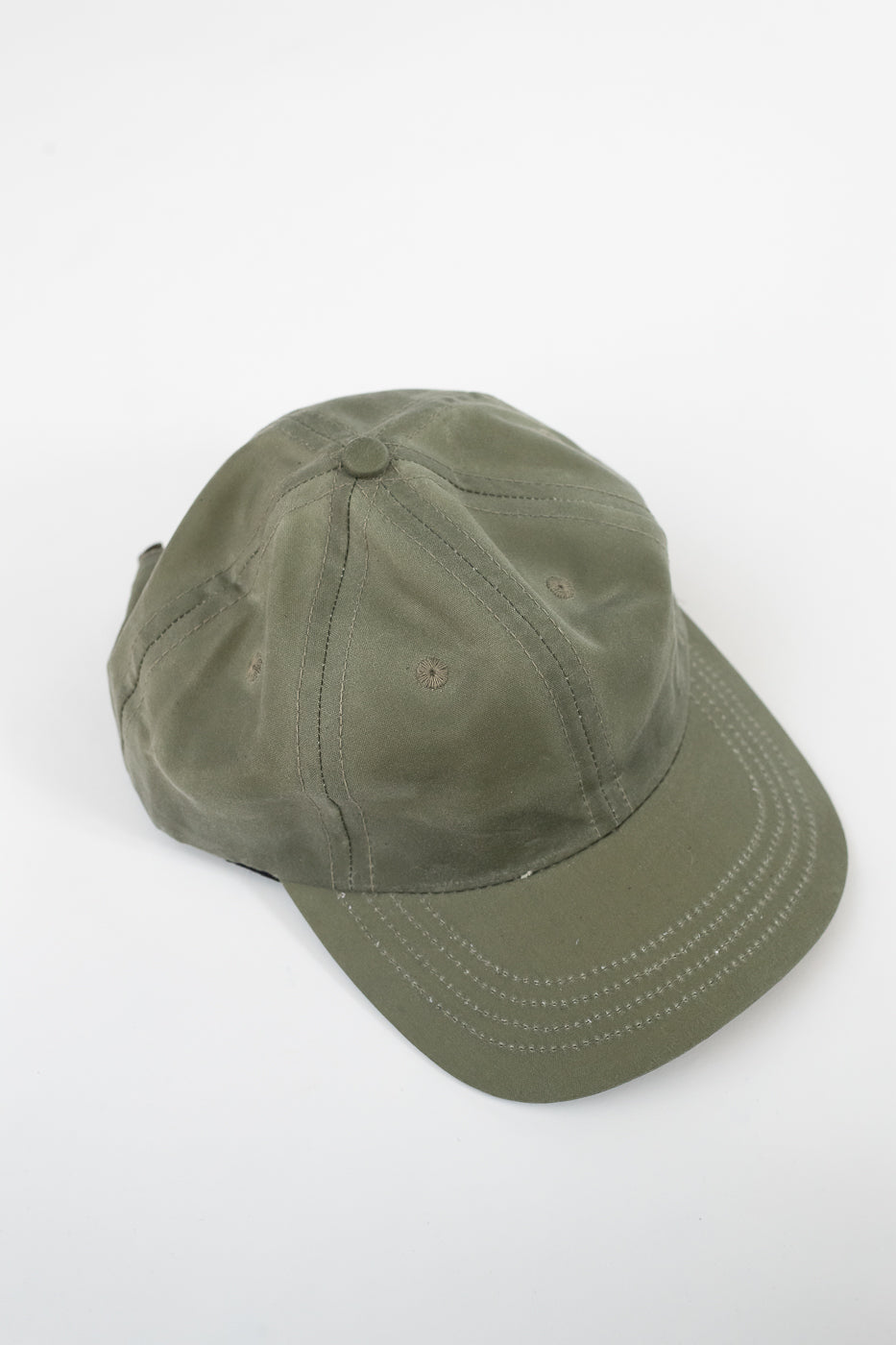 Waxed Canvas Baseball Hat - Light Moss