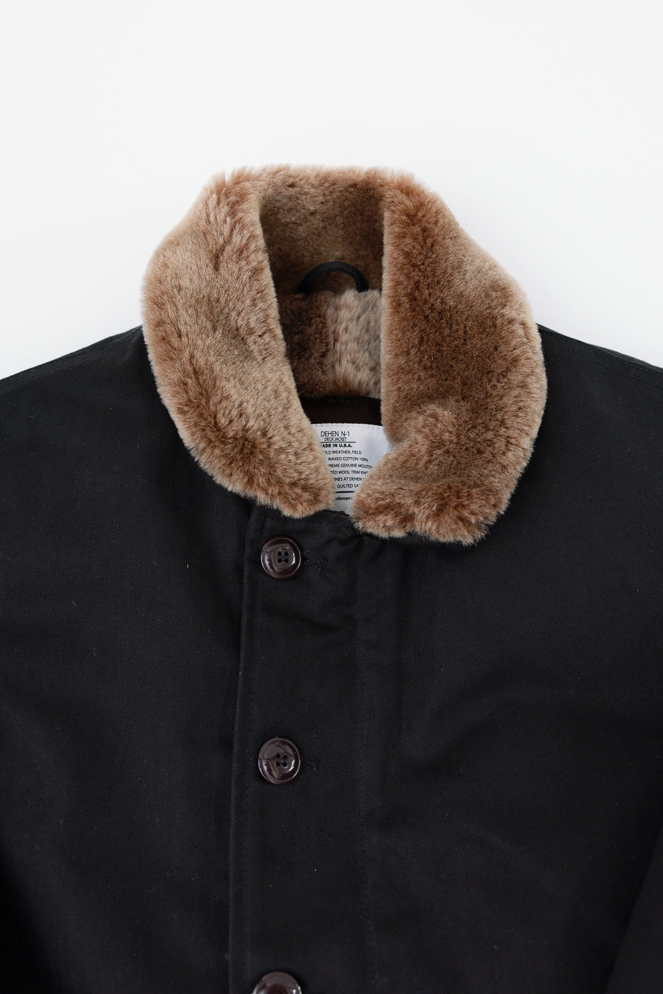 Dant Exclusive N-1 Dry Wax Deck Jacket - Black HB, Kodiak | Dant