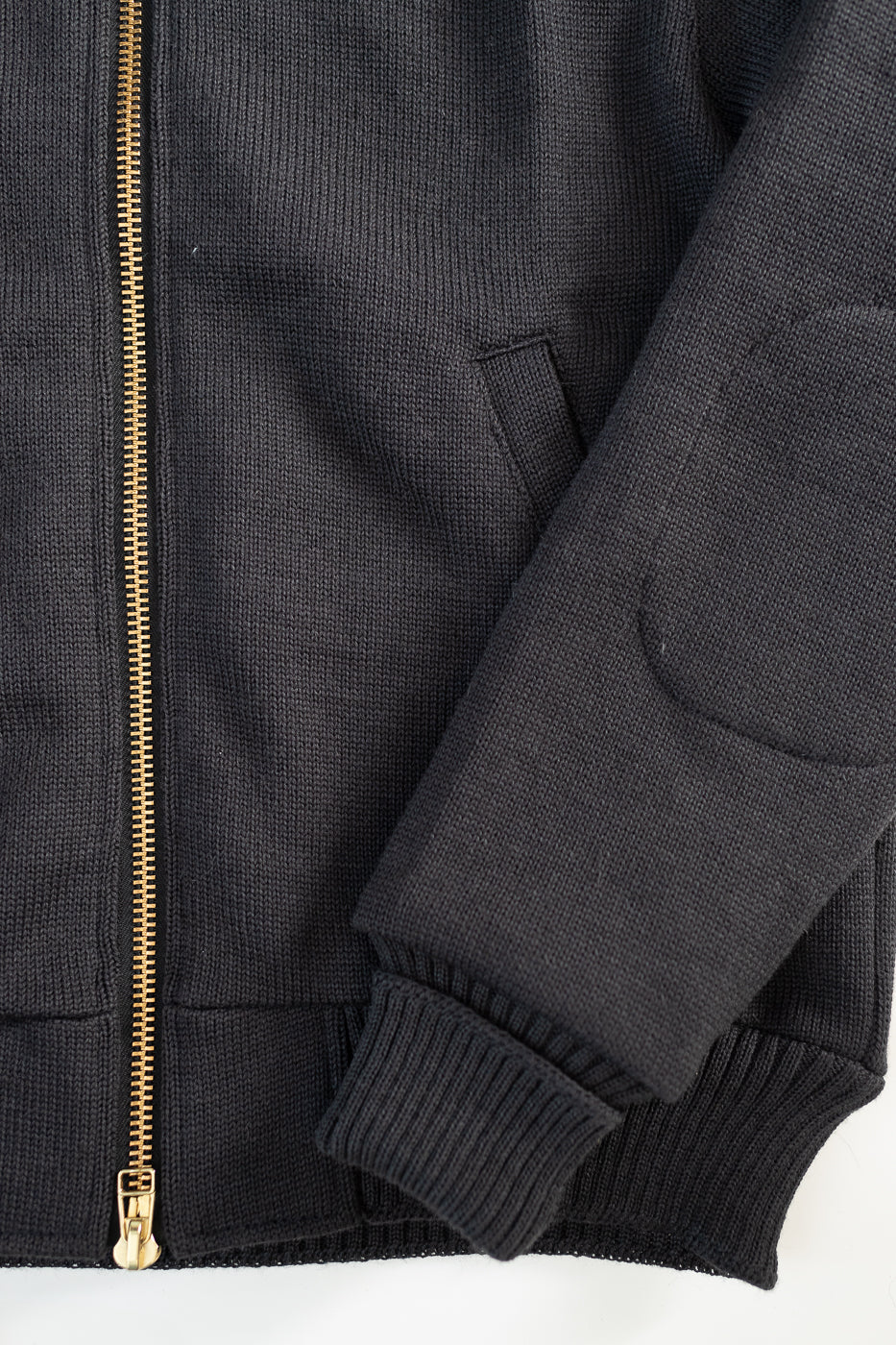 Full Zip Moto Hoodie - Dark Charcoal