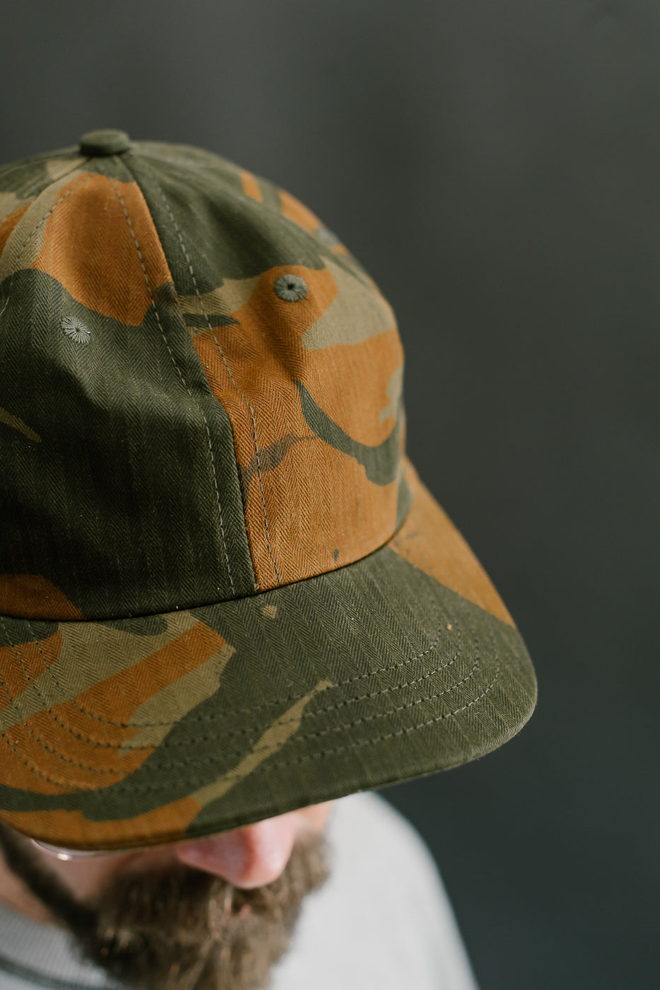 Unstructured Baseball Hat - Ginger Camo
