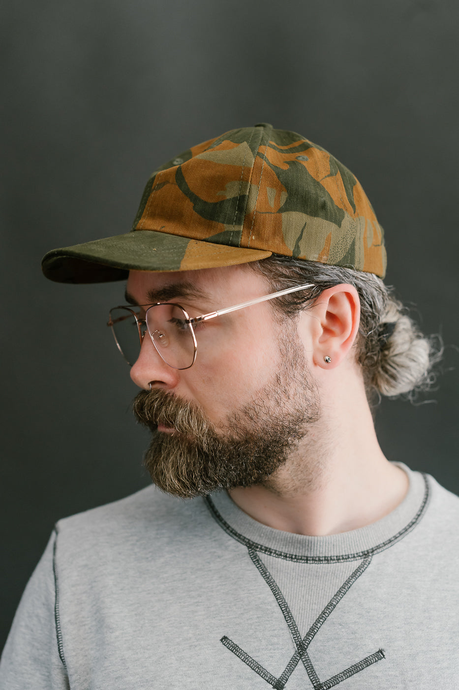 Unstructured Baseball Hat - Ginger Camo