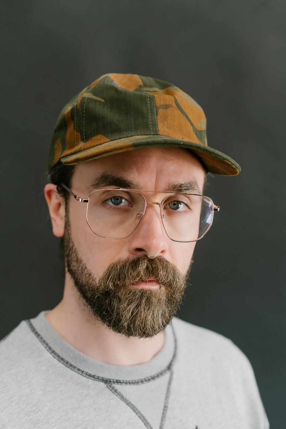Unstructured Baseball Hat - Ginger Camo