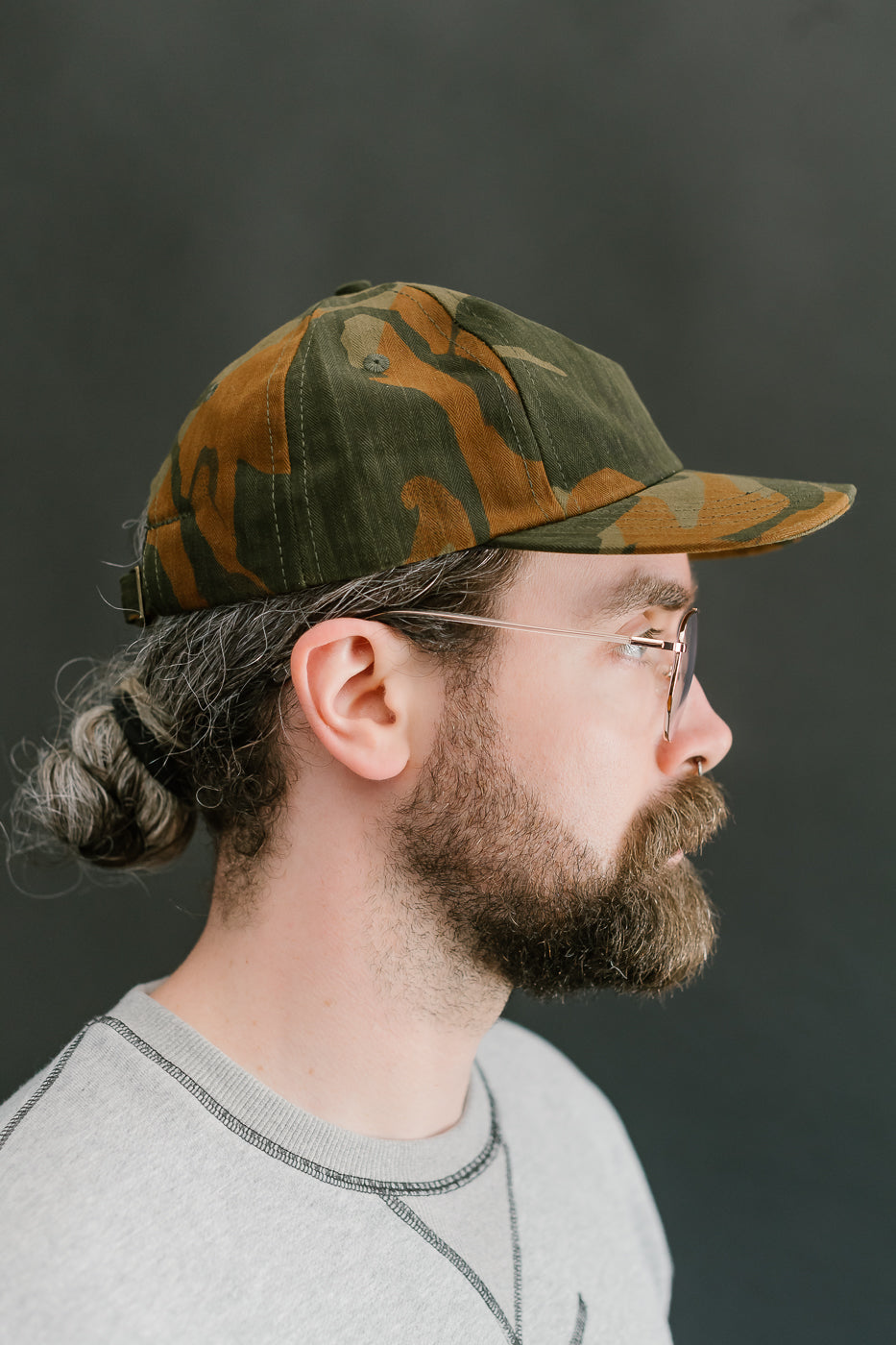 Unstructured Baseball Hat - Ginger Camo