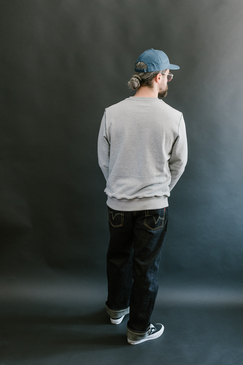 Unstructured Baseball Hat - Mock Blue