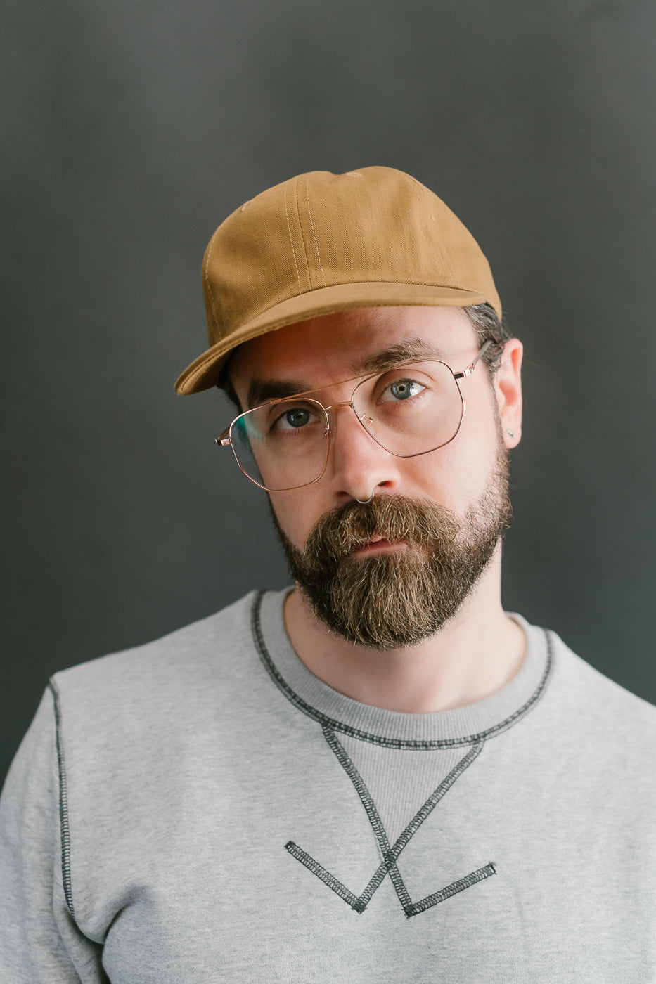 Unstructured Baseball Hat - Nicotine