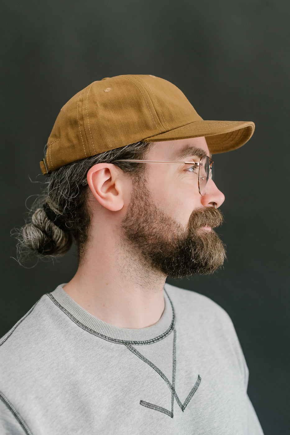Unstructured Baseball Hat - Nicotine