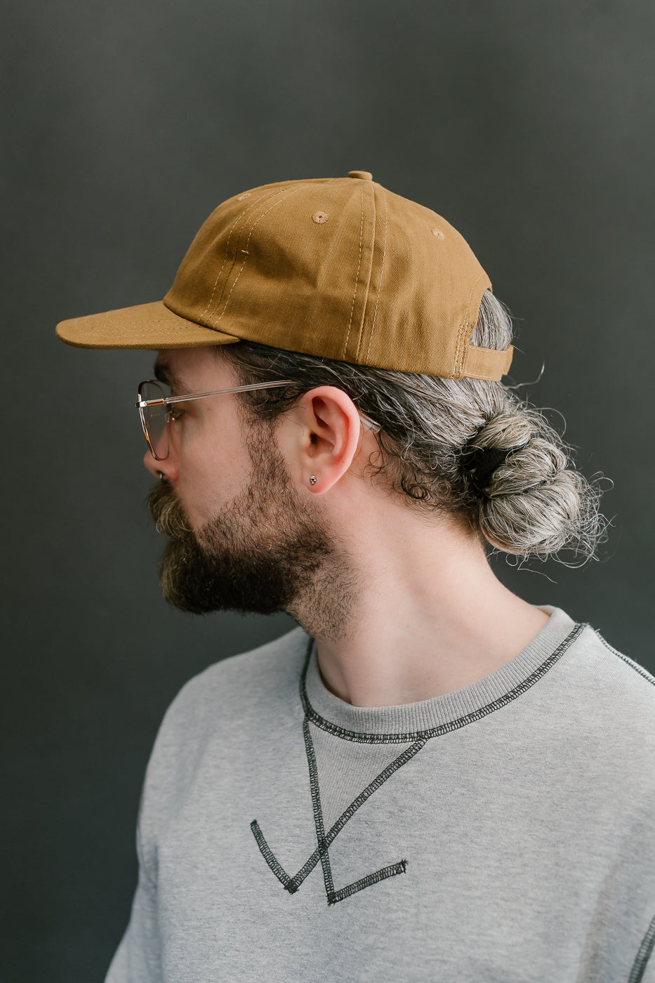 Unstructured Baseball Hat - Nicotine