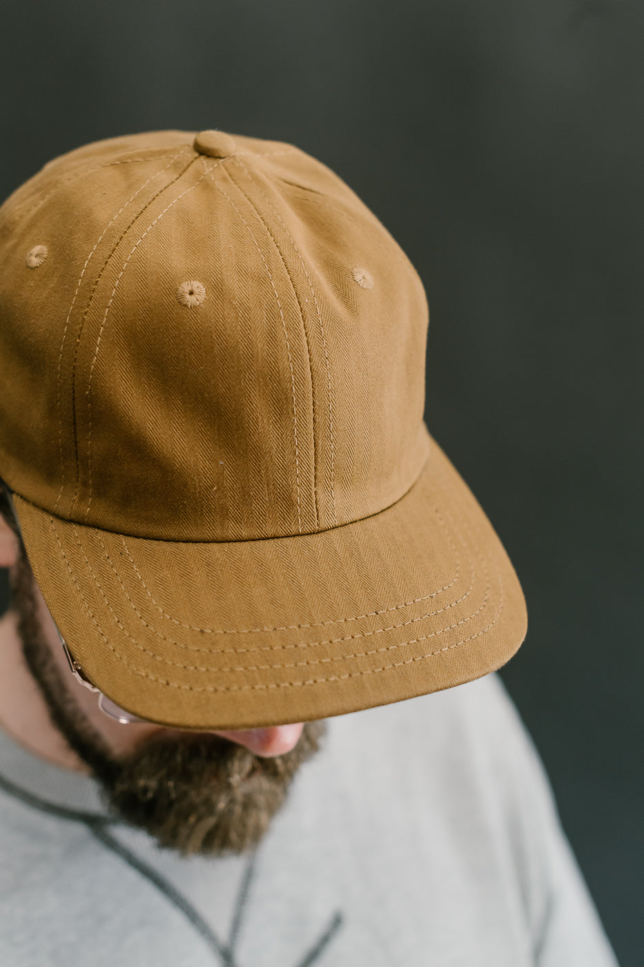 Unstructured Baseball Hat - Nicotine