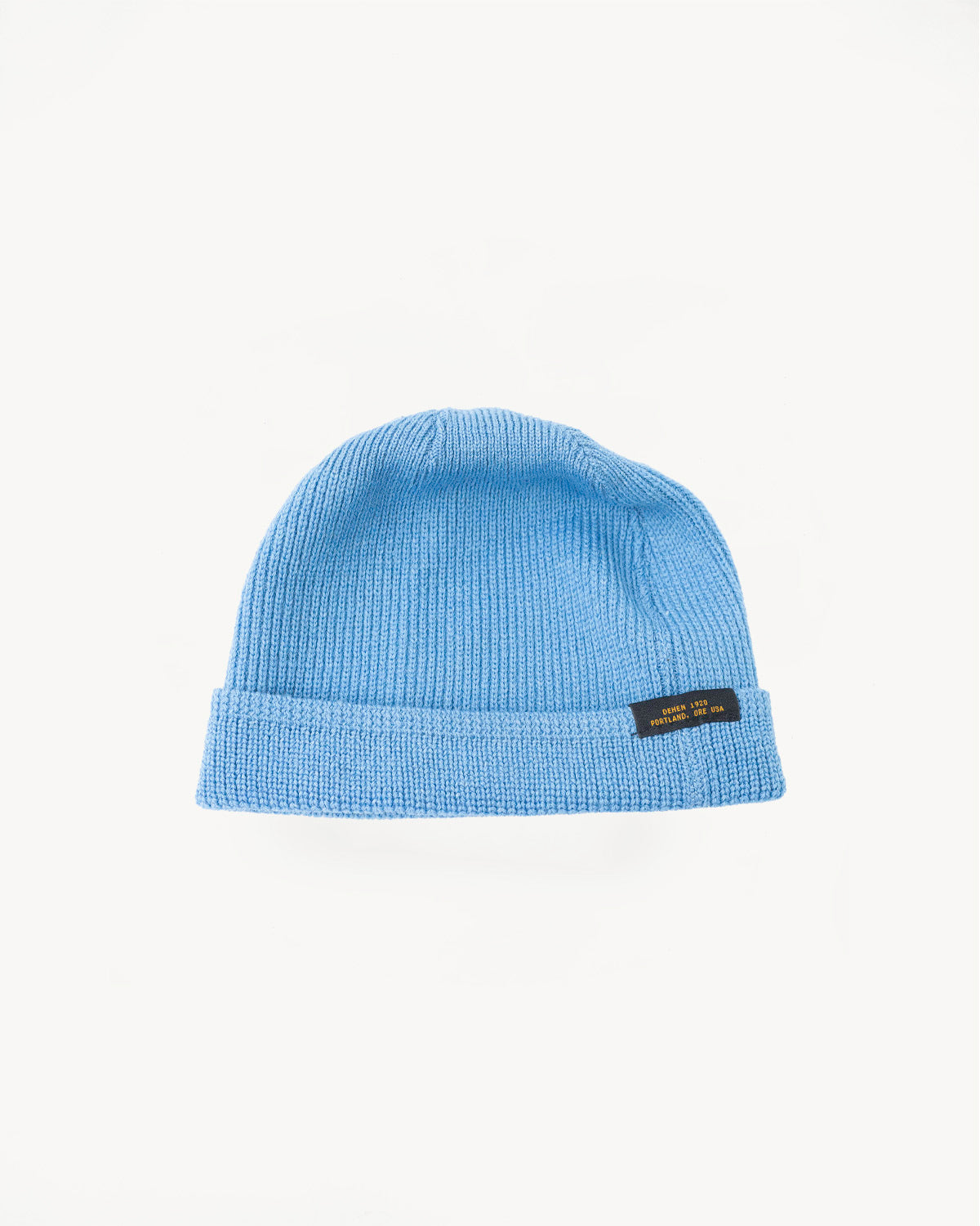 Wool Knit Watch Cap - Columbia Blue