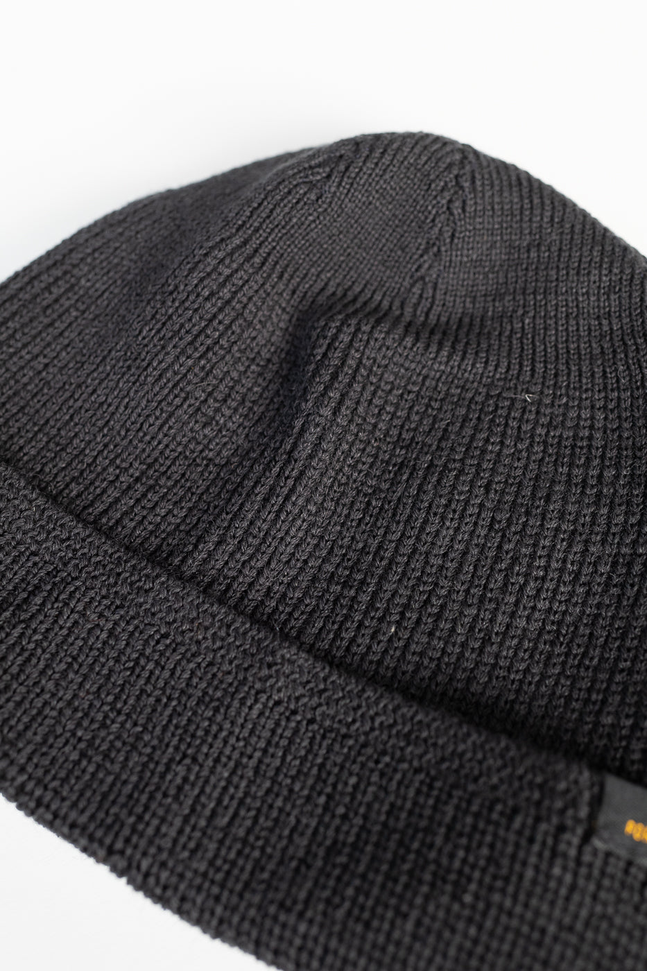 Wool Knit Watch Cap - Dark Charcoal
