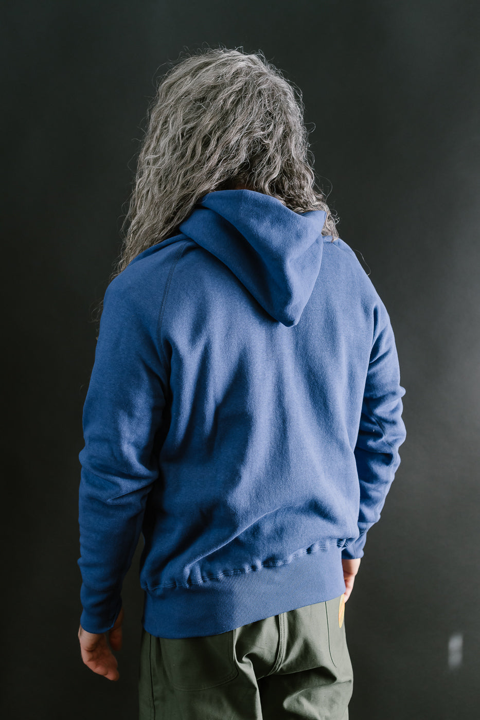 Lot 262 - Four Needle Raglan Hoodie - Blue