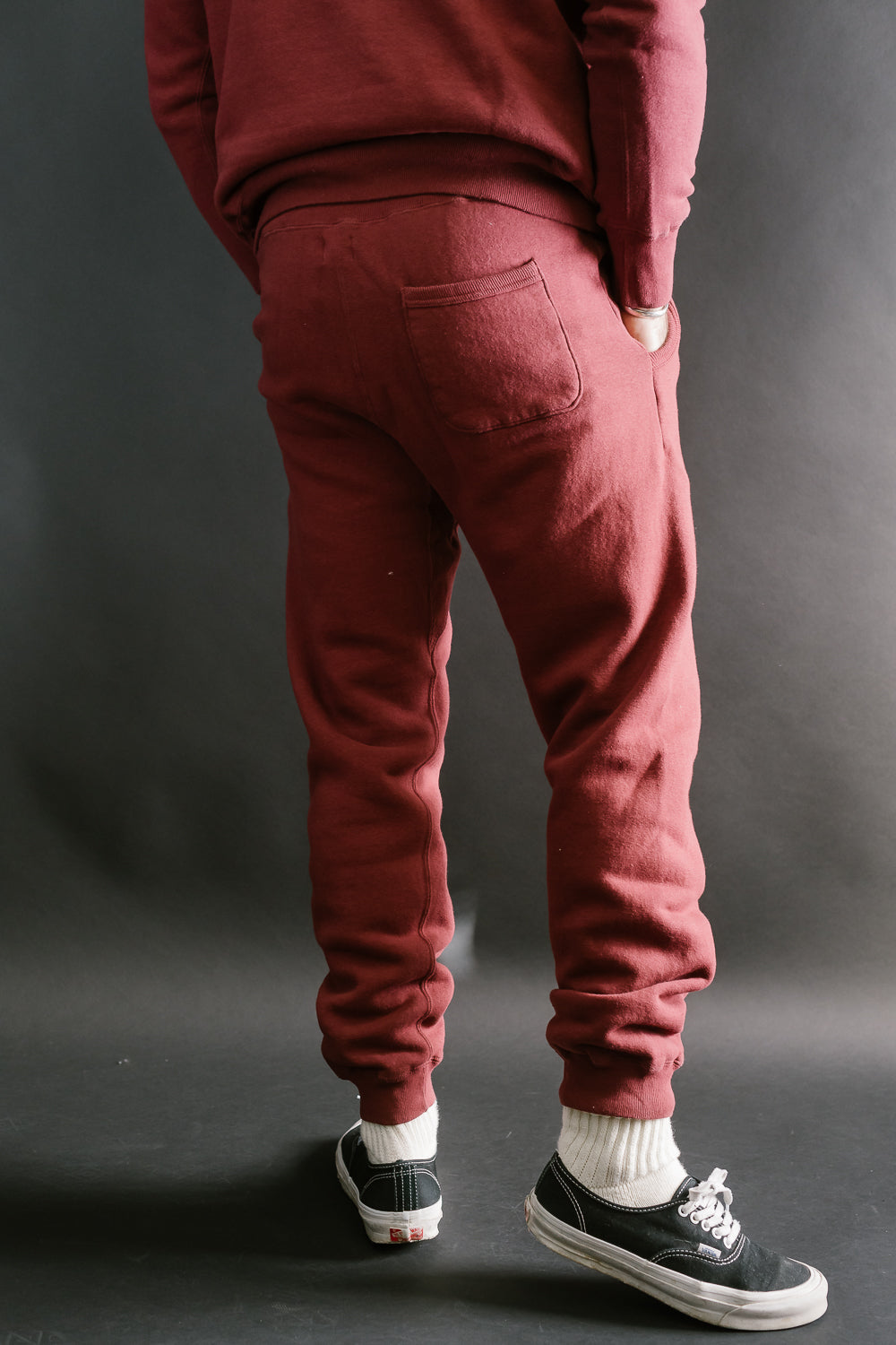 Lot 87006 - Loop Wheel Sweatpants - Burgundy
