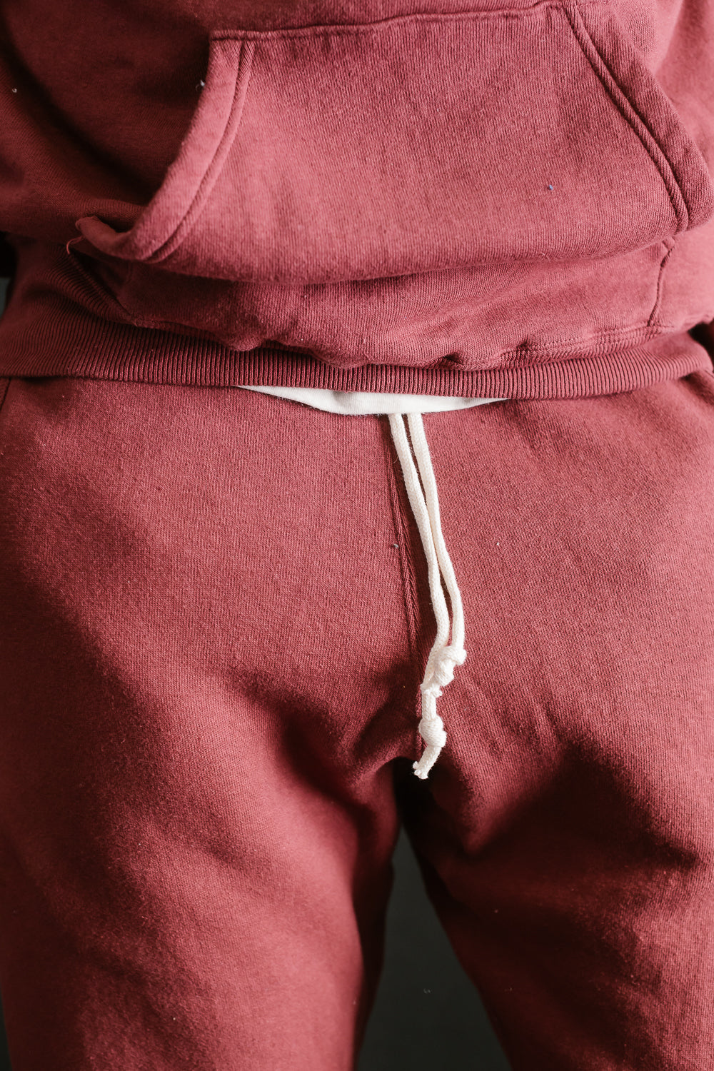 Lot 87006 - Loop Wheel Sweatpants - Burgundy