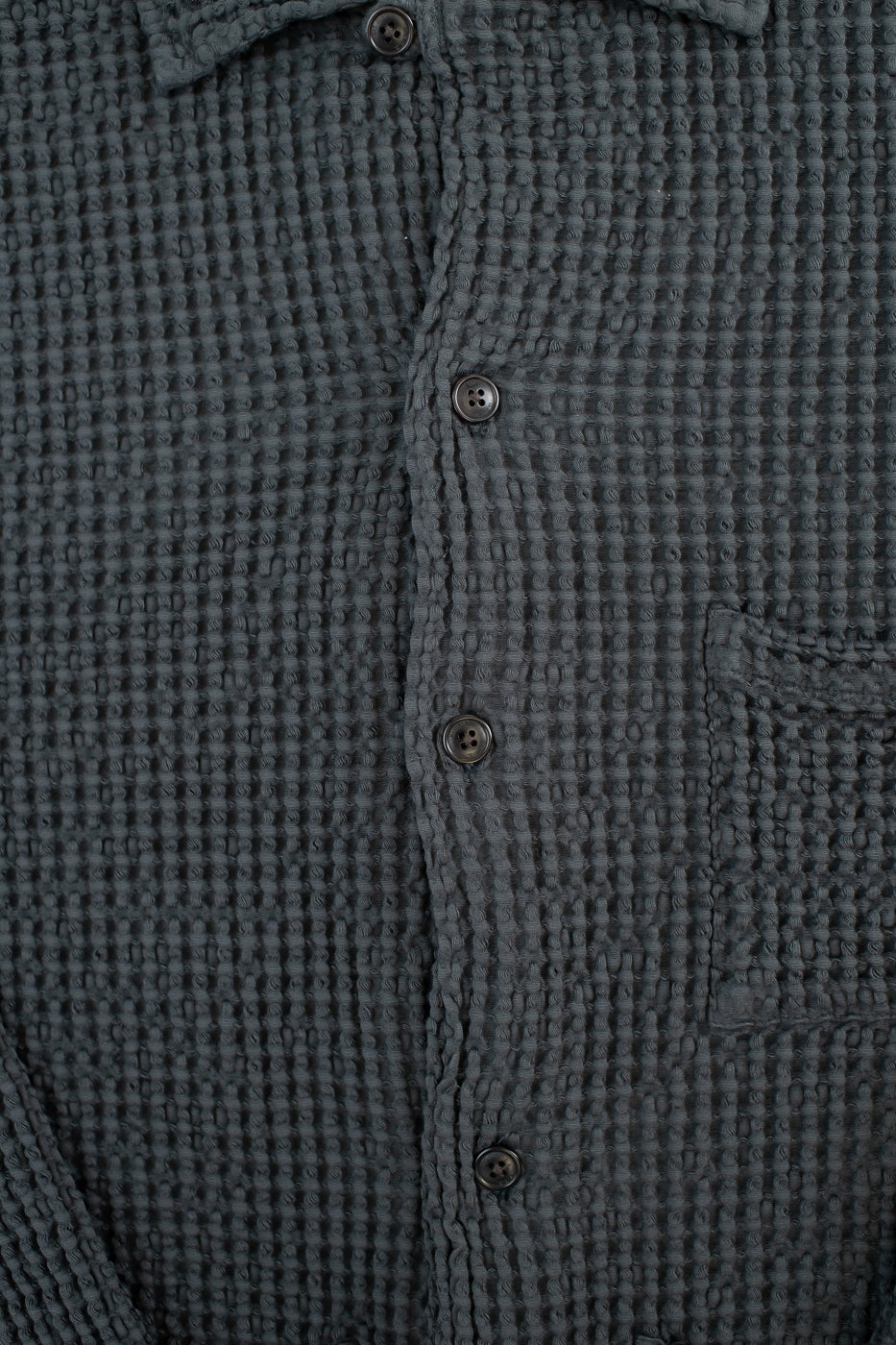 M-I-006 - Cabana Shirt Chickpea Cotton - Asphalt