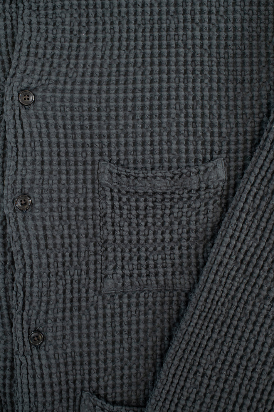 M-I-006 - Cabana Shirt Chickpea Cotton - Asphalt