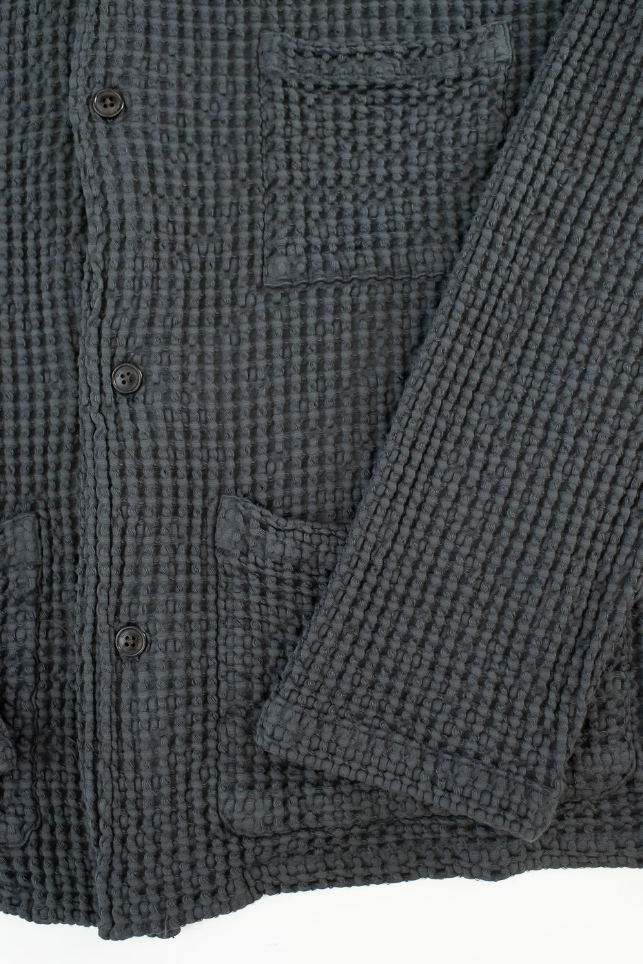 M-I-006 - Cabana Shirt Chickpea Cotton - Asphalt