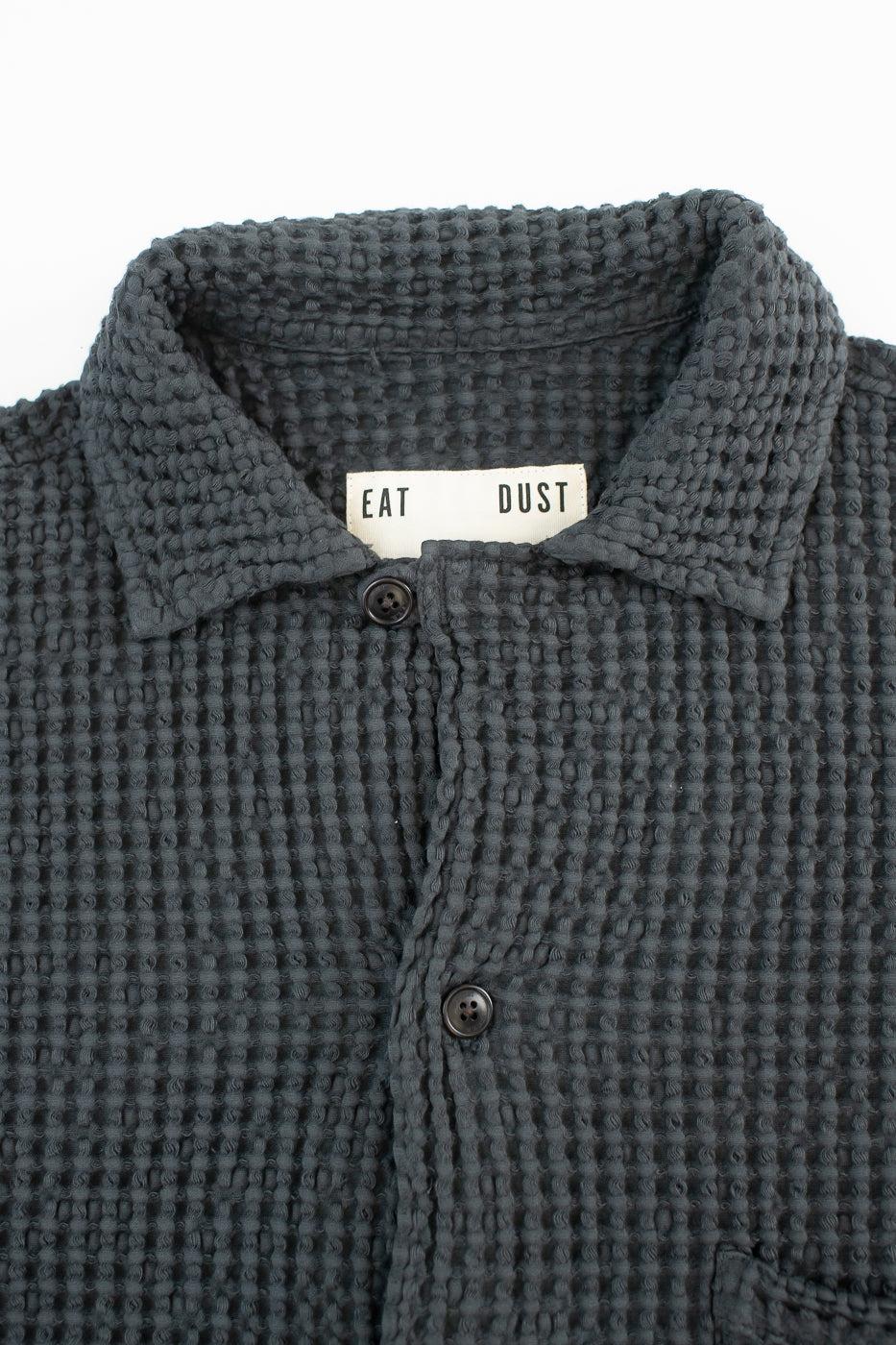 M-I-006 - Cabana Shirt Chickpea Cotton - Asphalt