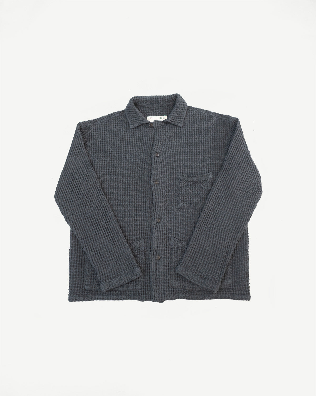 M-I-006 - Cabana Shirt Chickpea Cotton - Asphalt