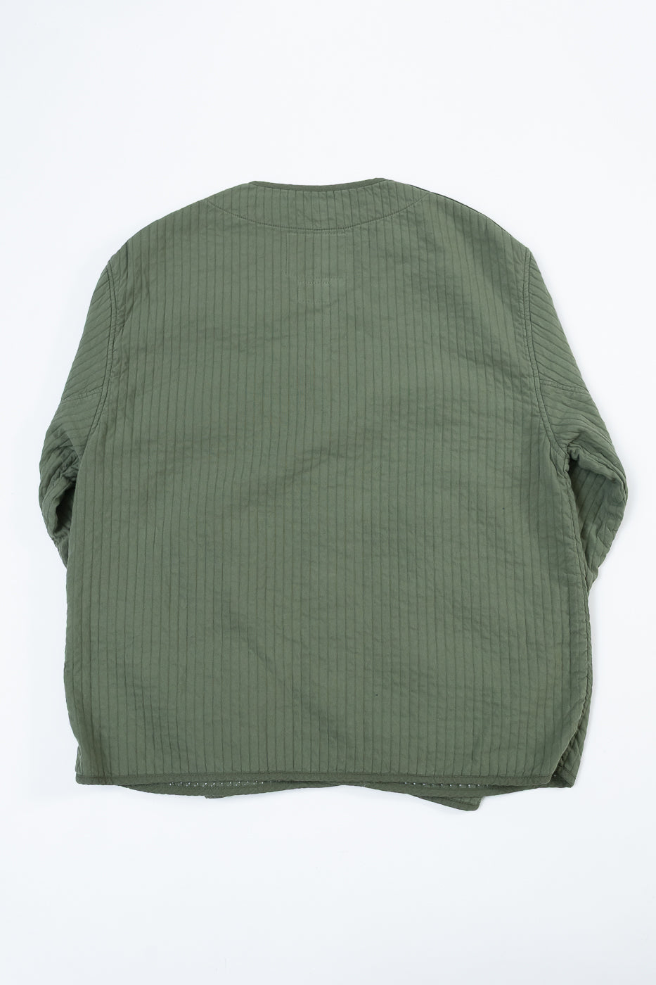 M-B-009 - Baseball Cardigan Armor Quilt Cotton - Litchen