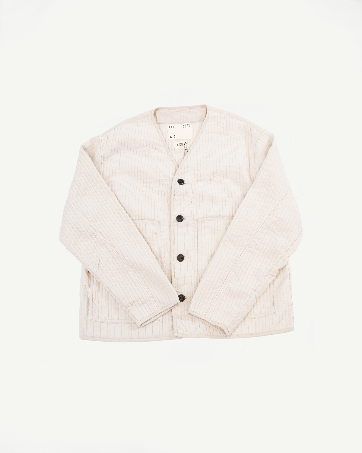 M-B-019 - Baseball Cardigan Armor Quilt Cotton - Shell