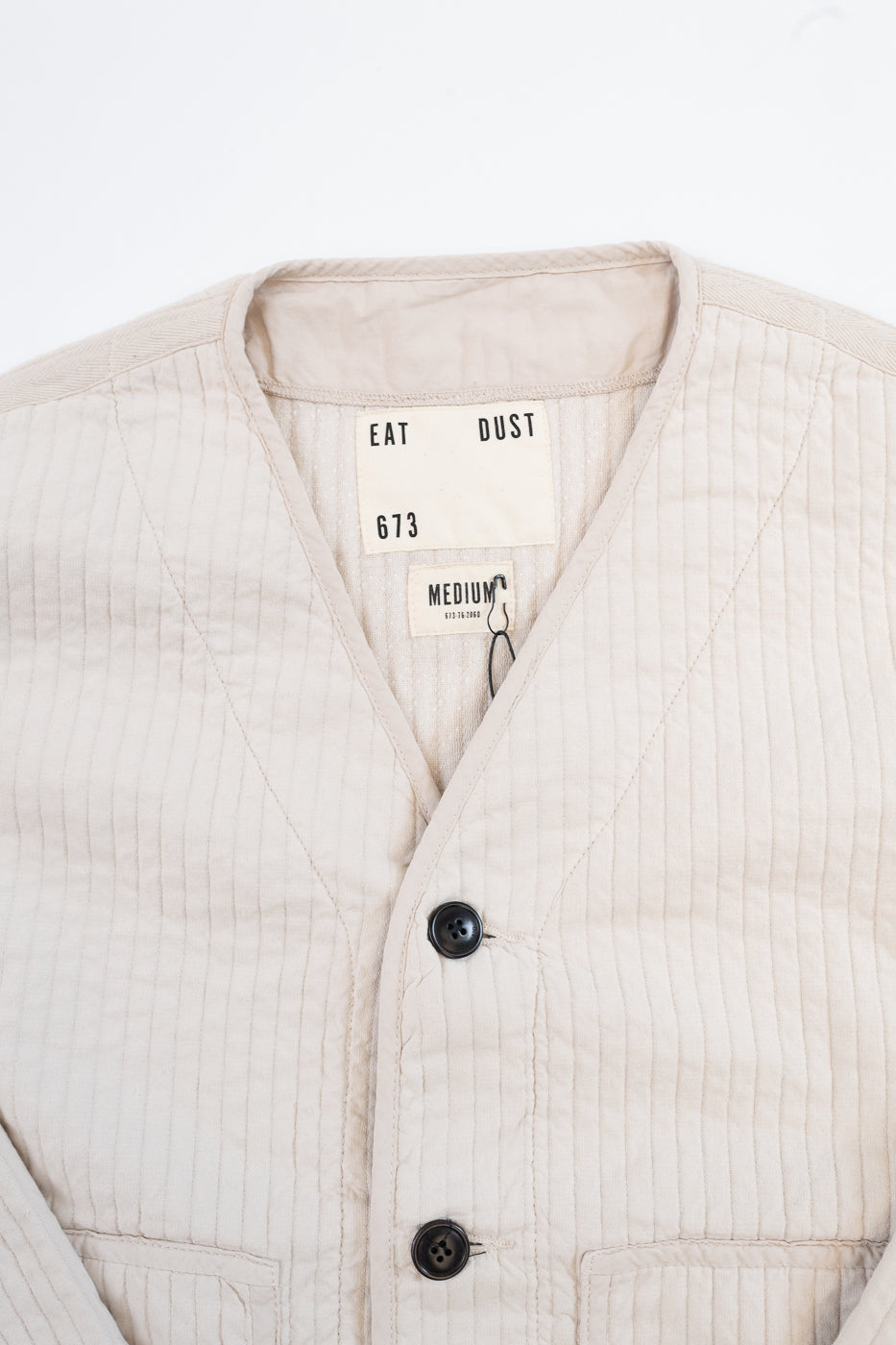 M-B-019 - Baseball Cardigan Armor Quilt Cotton - Shell
