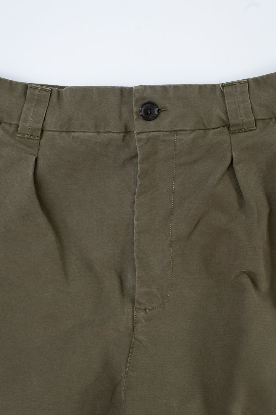 M-C-003 - Officer Chino Nebraska Cotton - Fossil Green