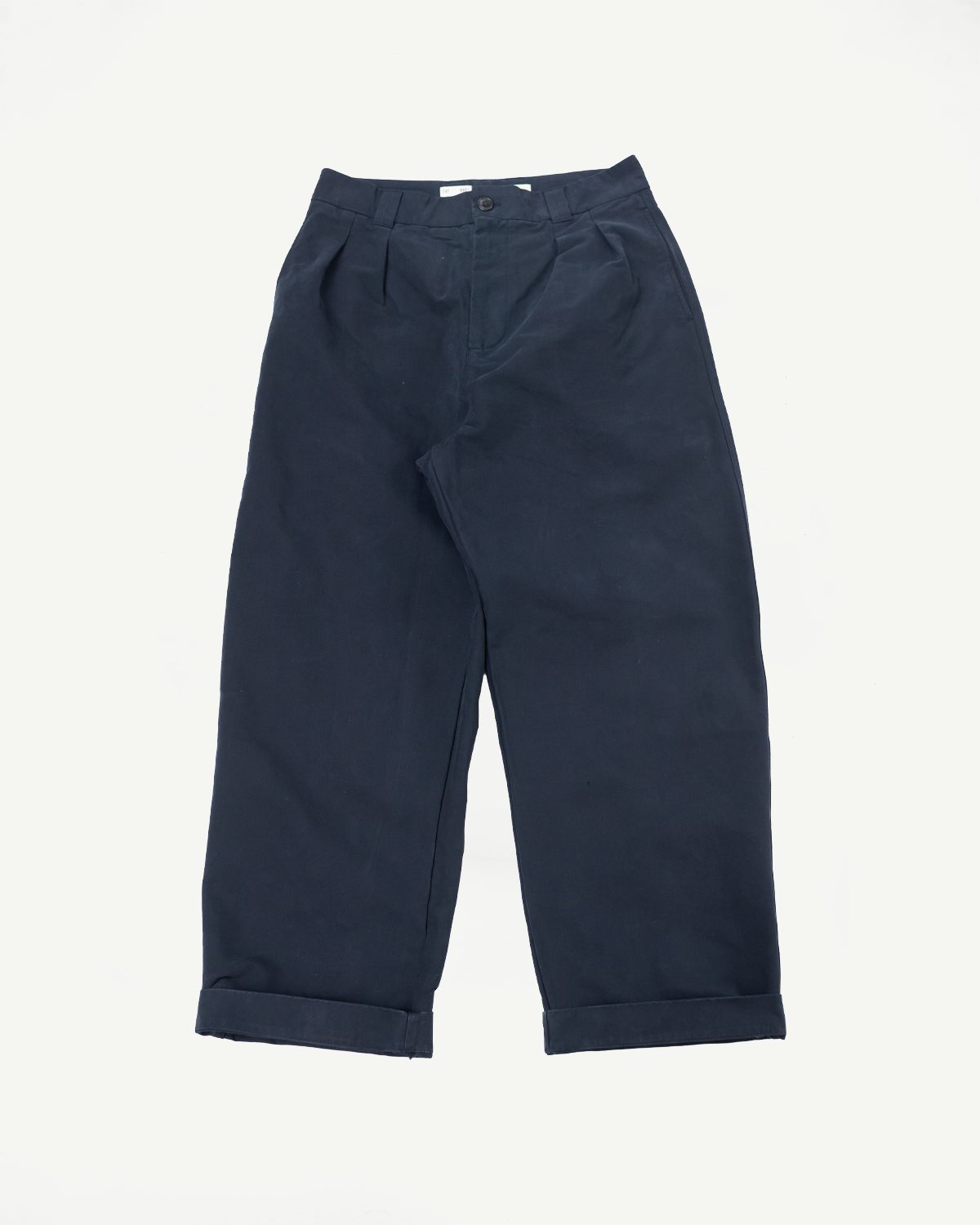 M-C-003 - Officer Chino Nebraska Cotton - Inkt Blue