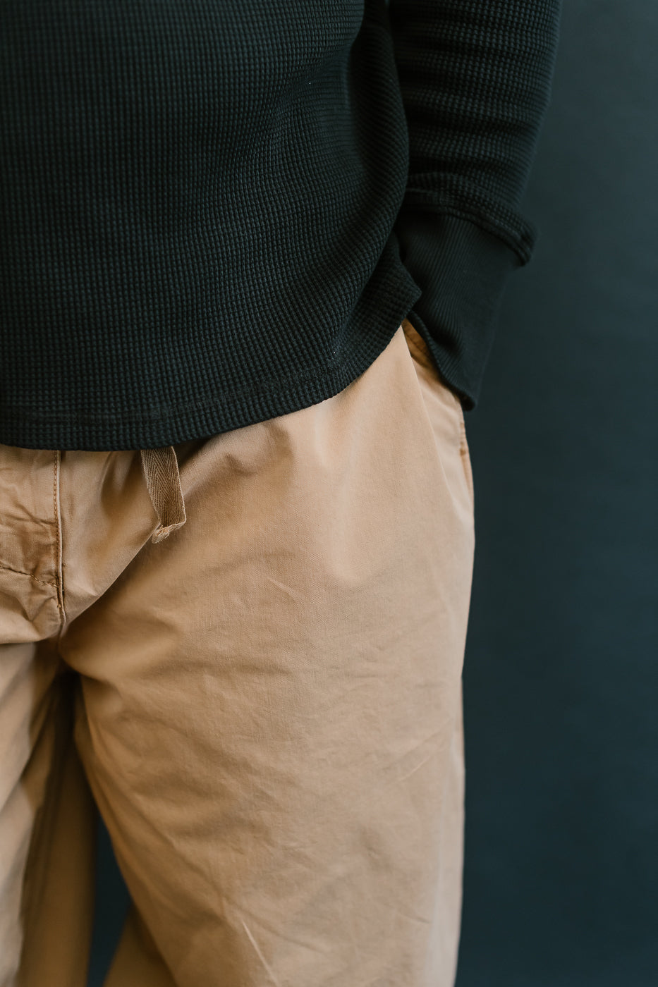 M-C-004 - Sultan Pants Fine Broken Twill - Almond