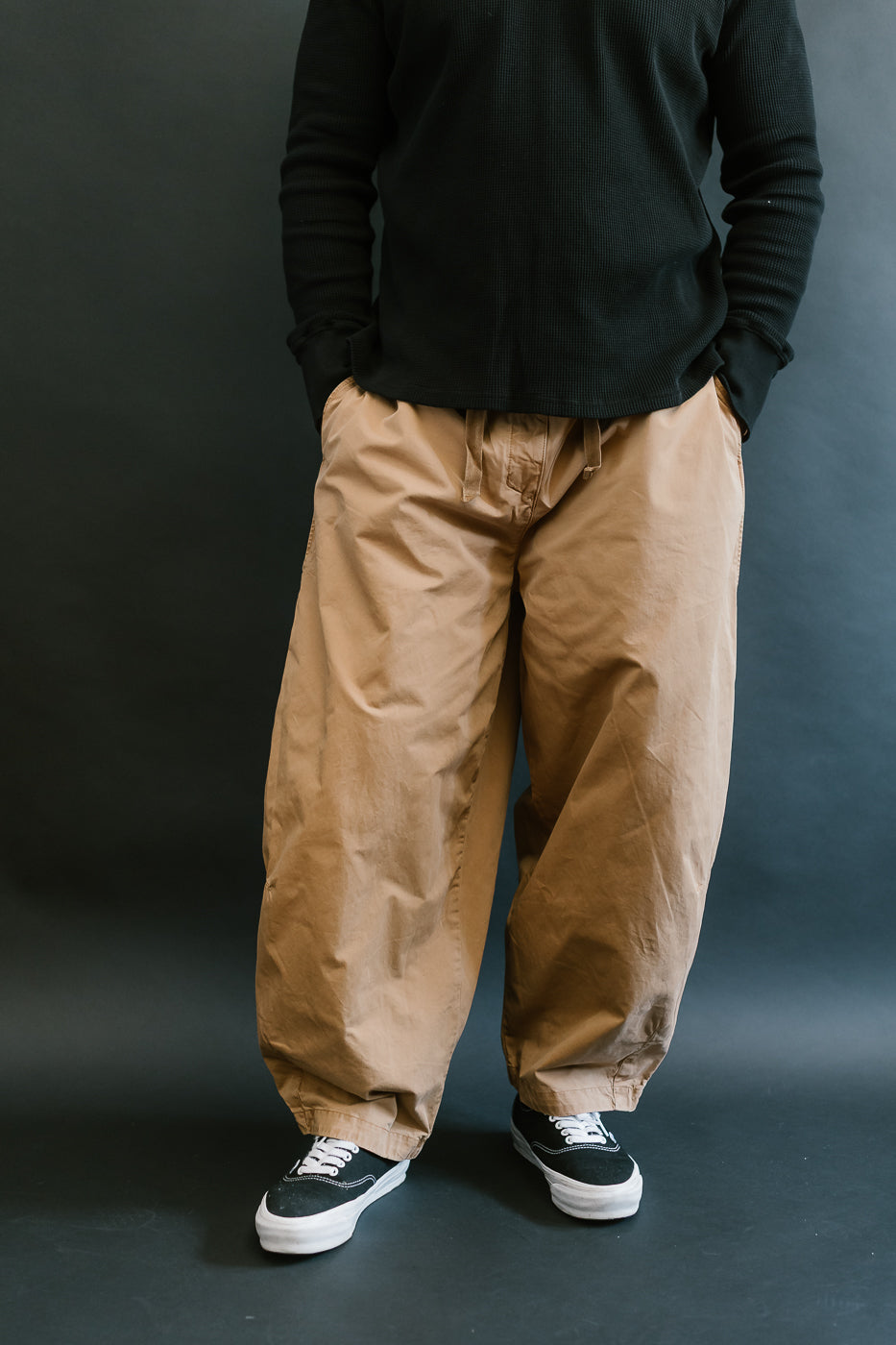 M-C-004 - Sultan Pants Fine Broken Twill - Almond