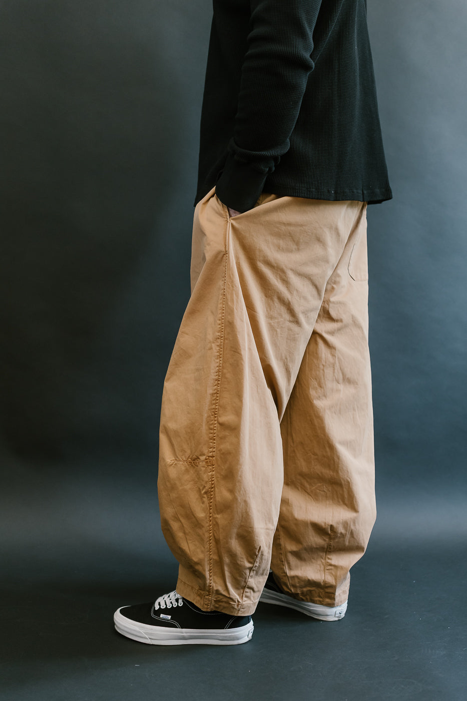 M-C-004 - Sultan Pants Fine Broken Twill - Almond