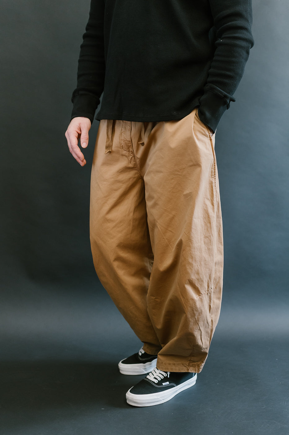 M-C-004 - Sultan Pants Fine Broken Twill - Almond