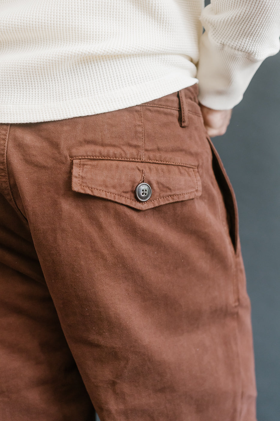 M-C-008 - Frisco Chino HBT - Chocolate