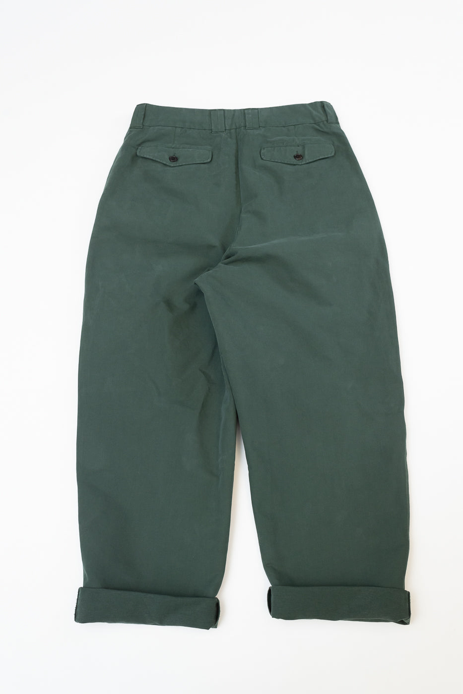 M-C-011 - Officer Chino Nebraska Cotton - Forest Green
