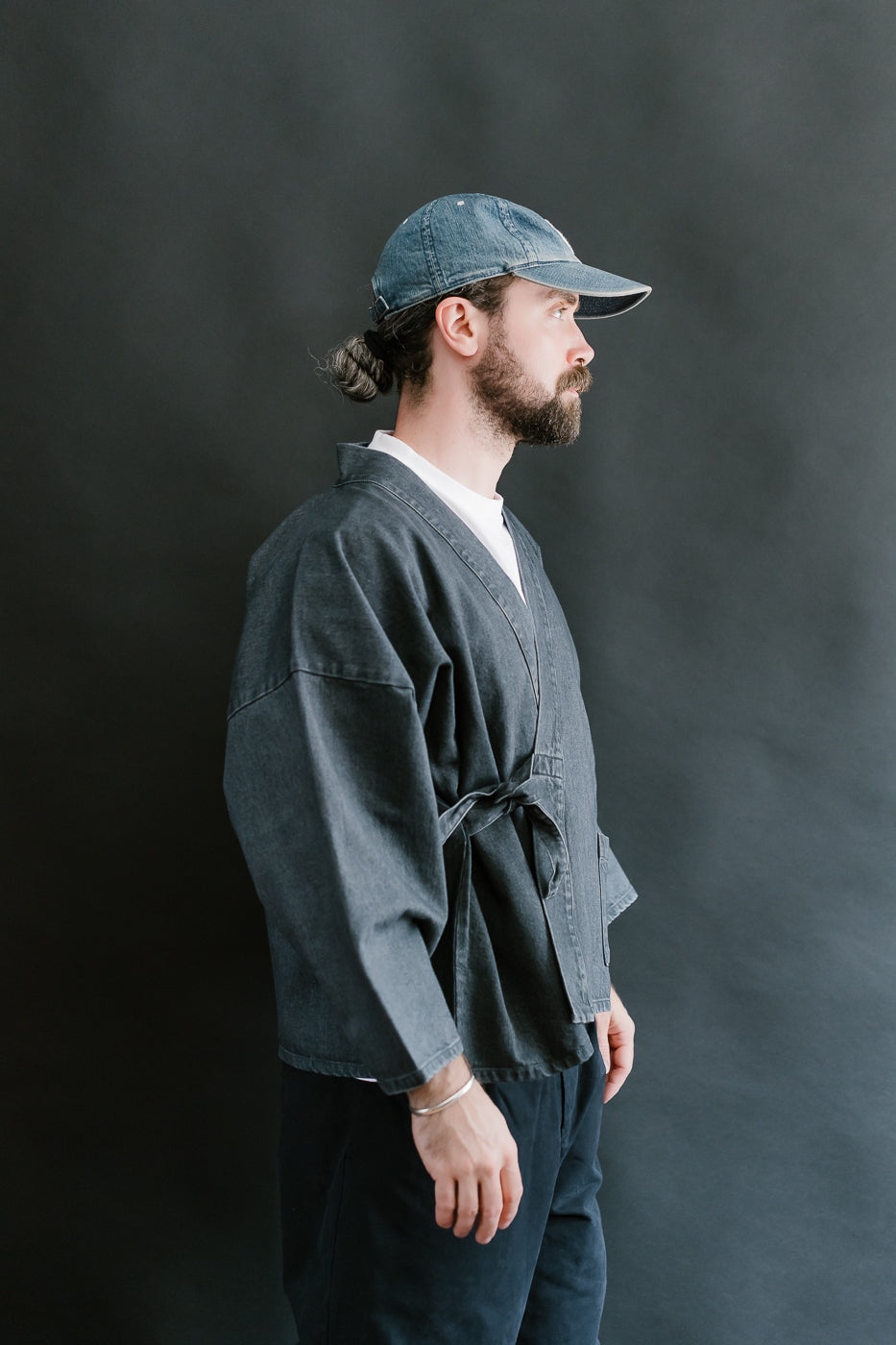 M-I-008 - Shogun Kimono Griffin Denim - Asphalt