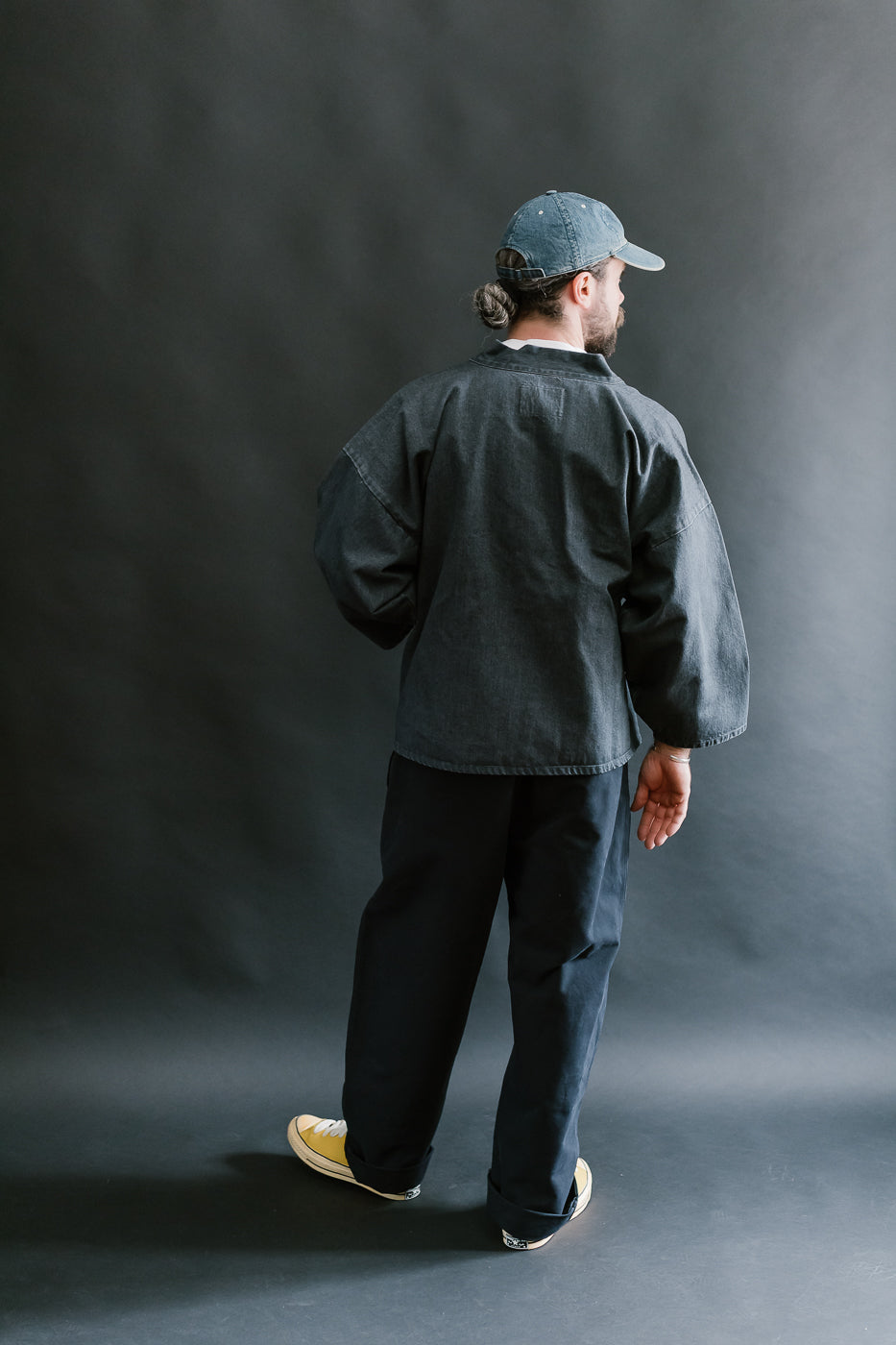 M-I-008 - Shogun Kimono Griffin Denim - Asphalt