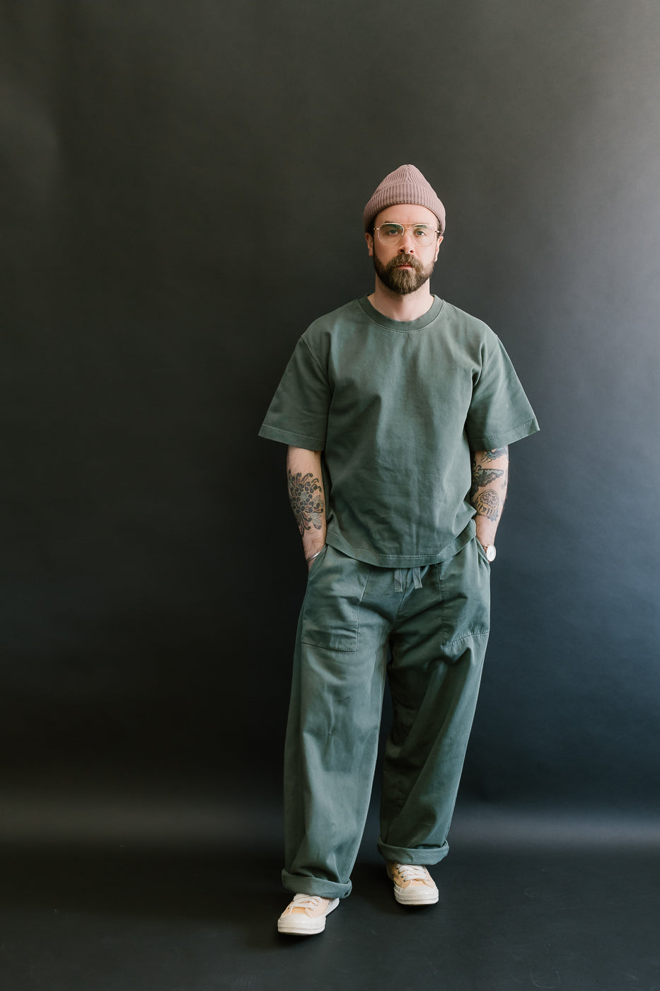 M-J-0001 - Power T Twill Jersey - Forest Green