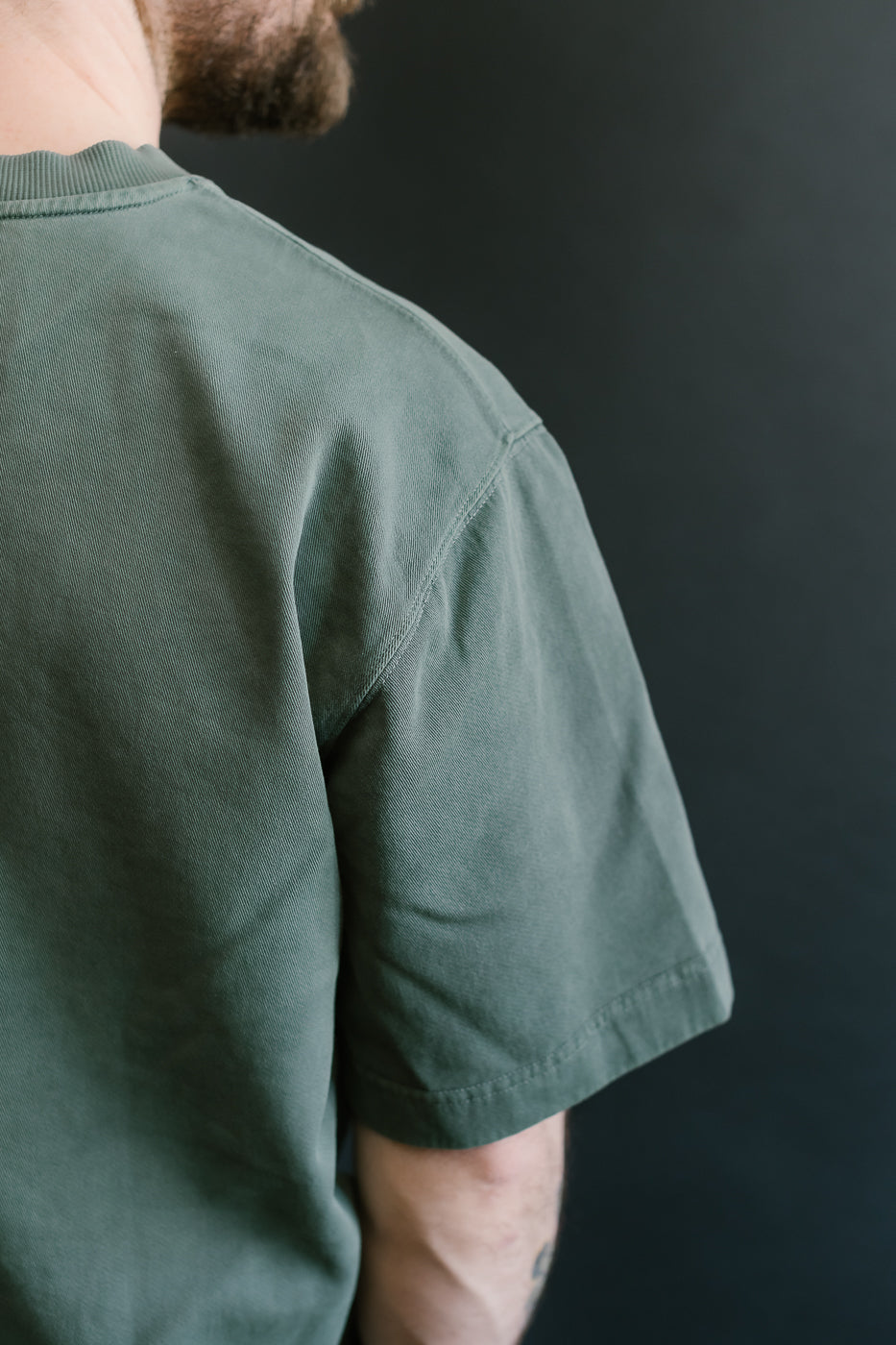 M-J-0001 - Power T Twill Jersey - Forest Green