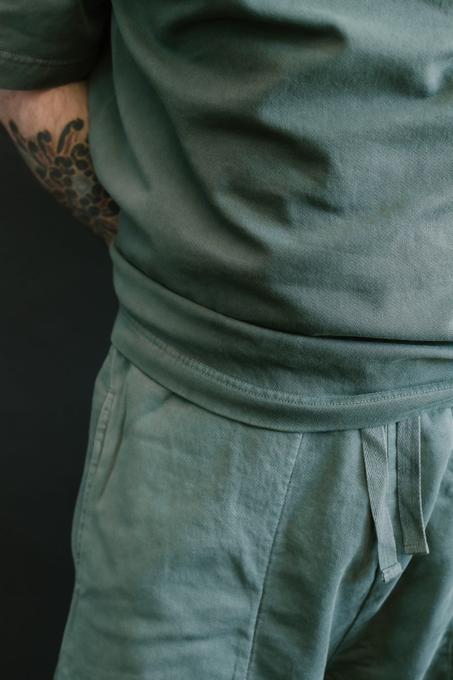 M-J-0001 - Power T Twill Jersey - Forest Green