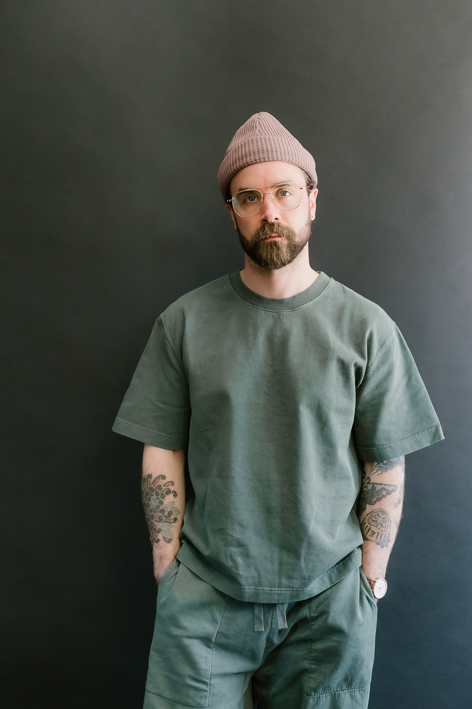 M-J-0001 - Power T Twill Jersey - Forest Green