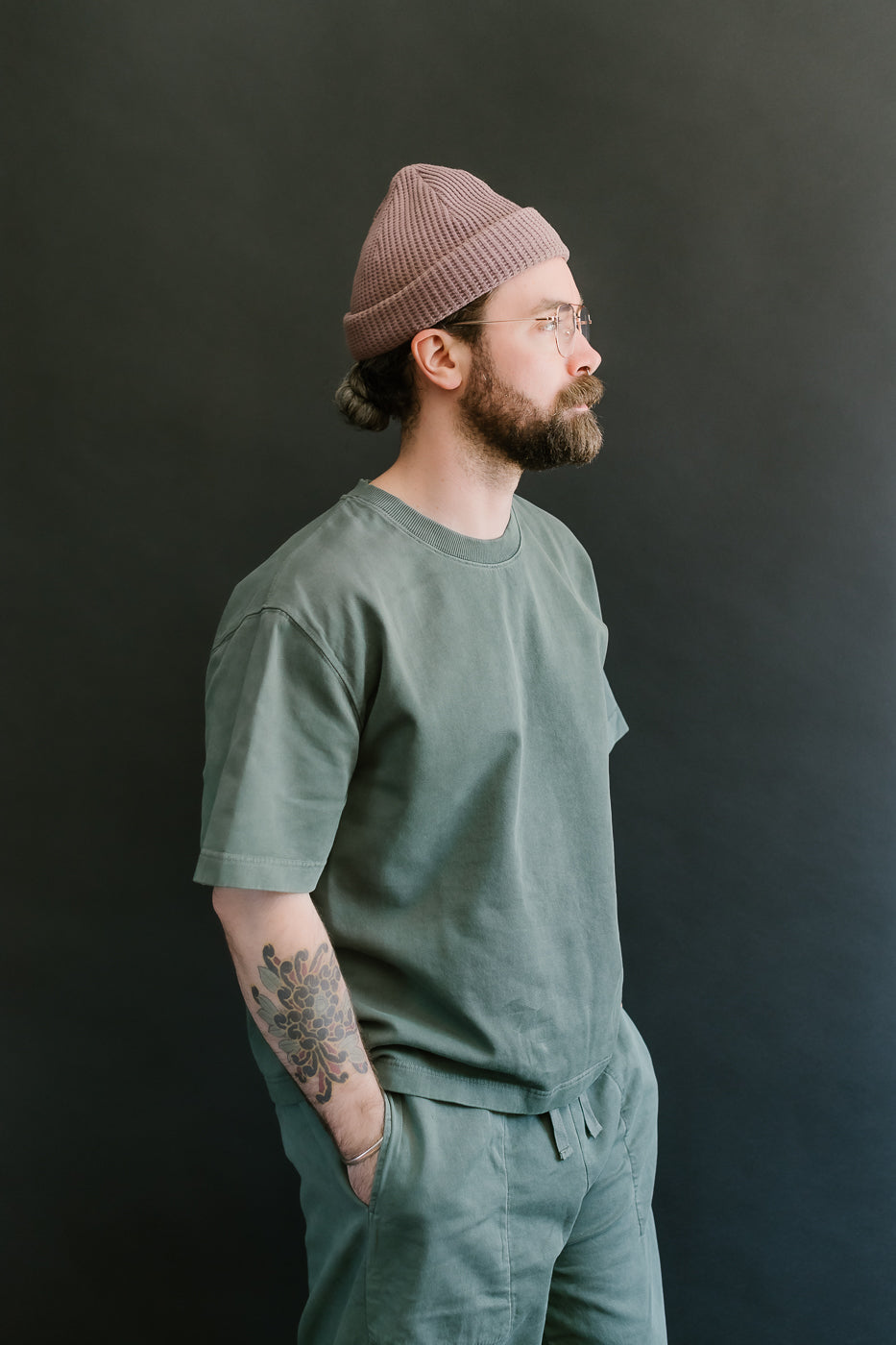 M-J-0001 - Power T Twill Jersey - Forest Green
