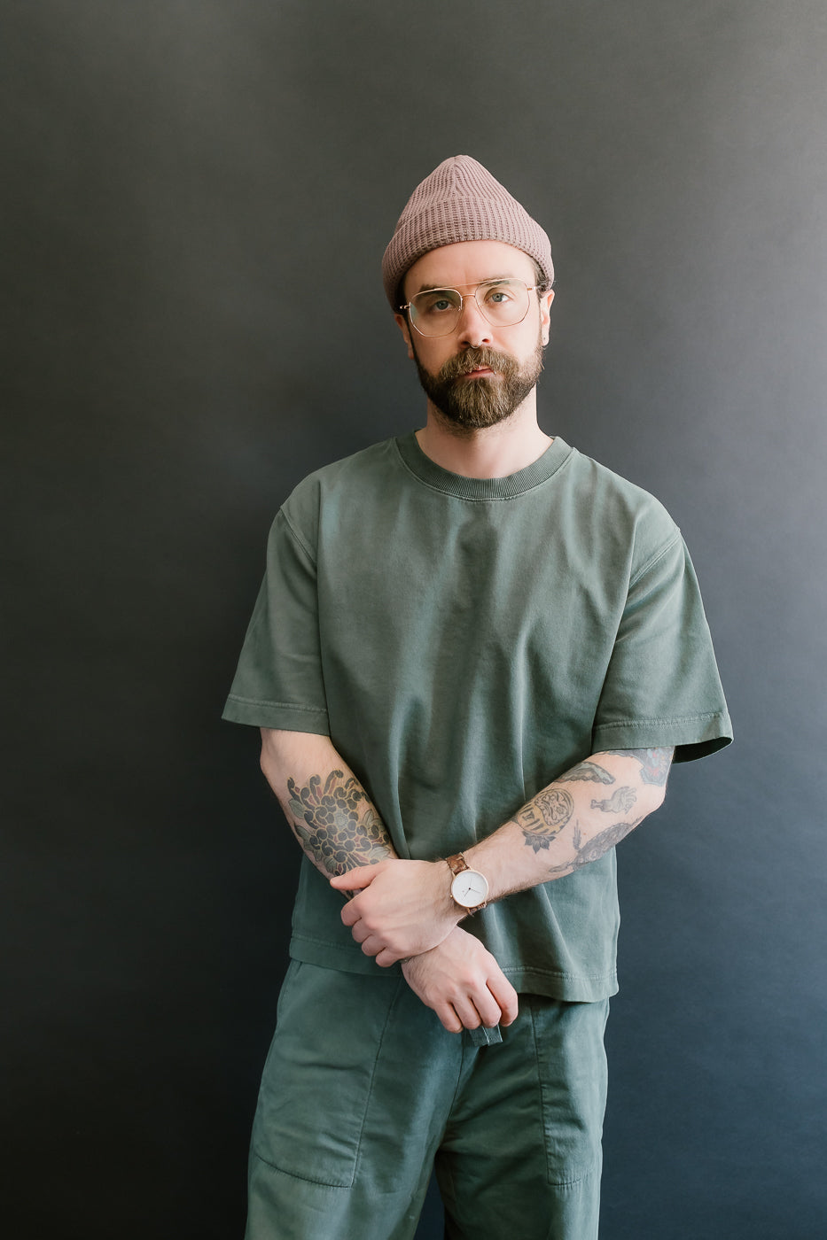 M-J-0001 - Power T Twill Jersey - Forest Green