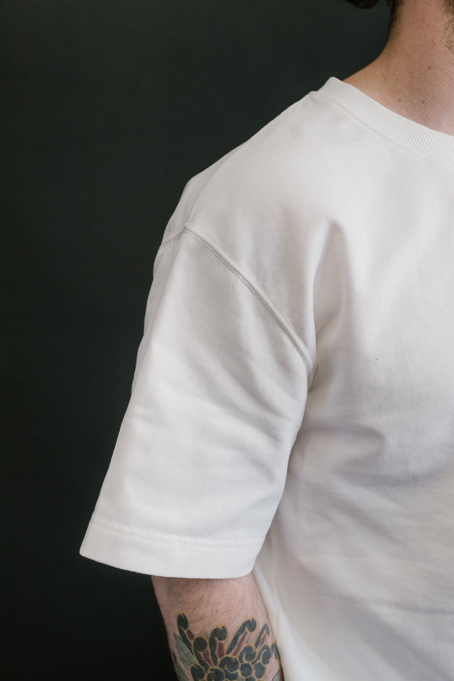 M-J-0001 - Power T Twill Jersey - Milk